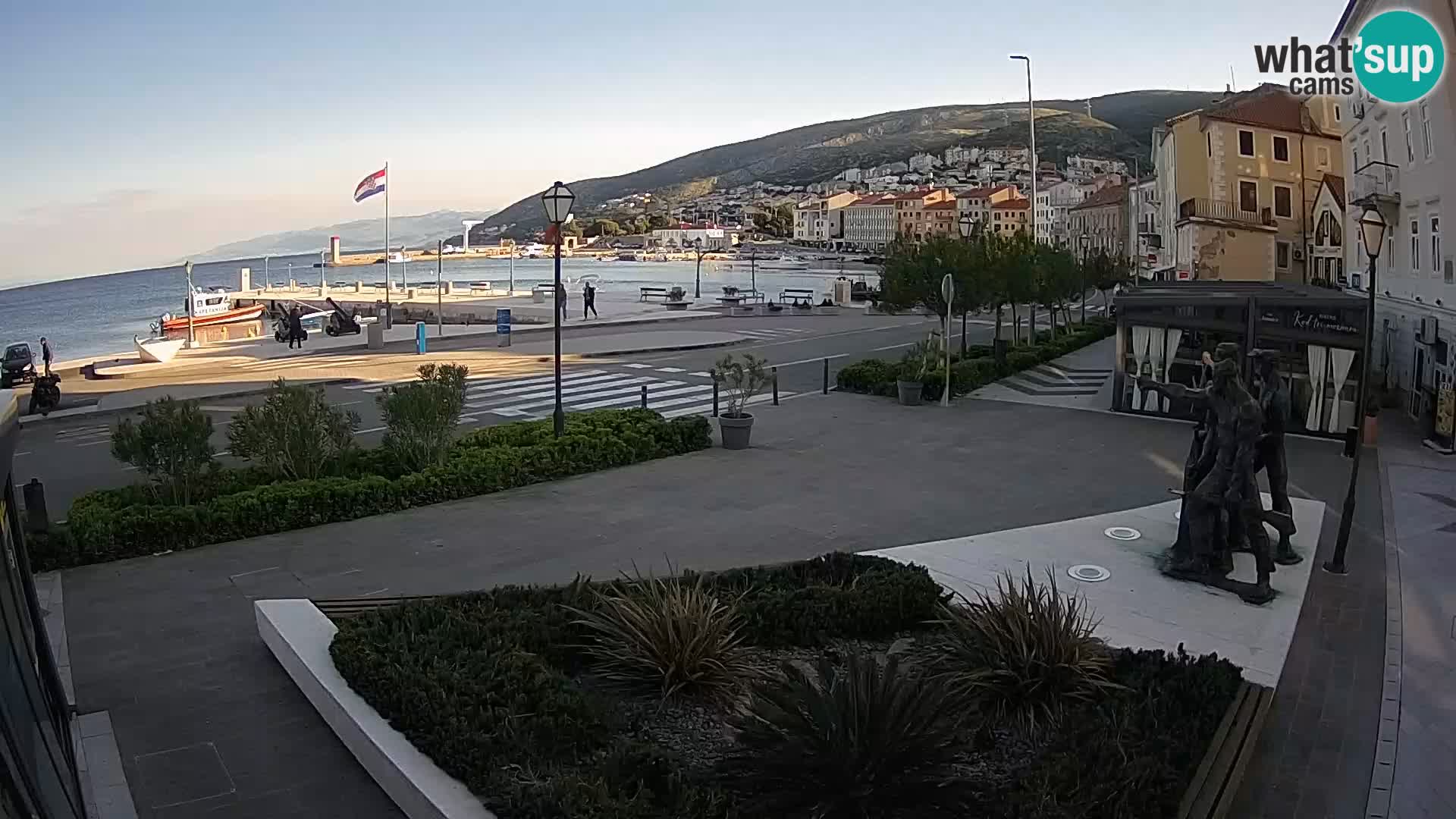 Spletna kamera v živo Senj riva – Hrvaška