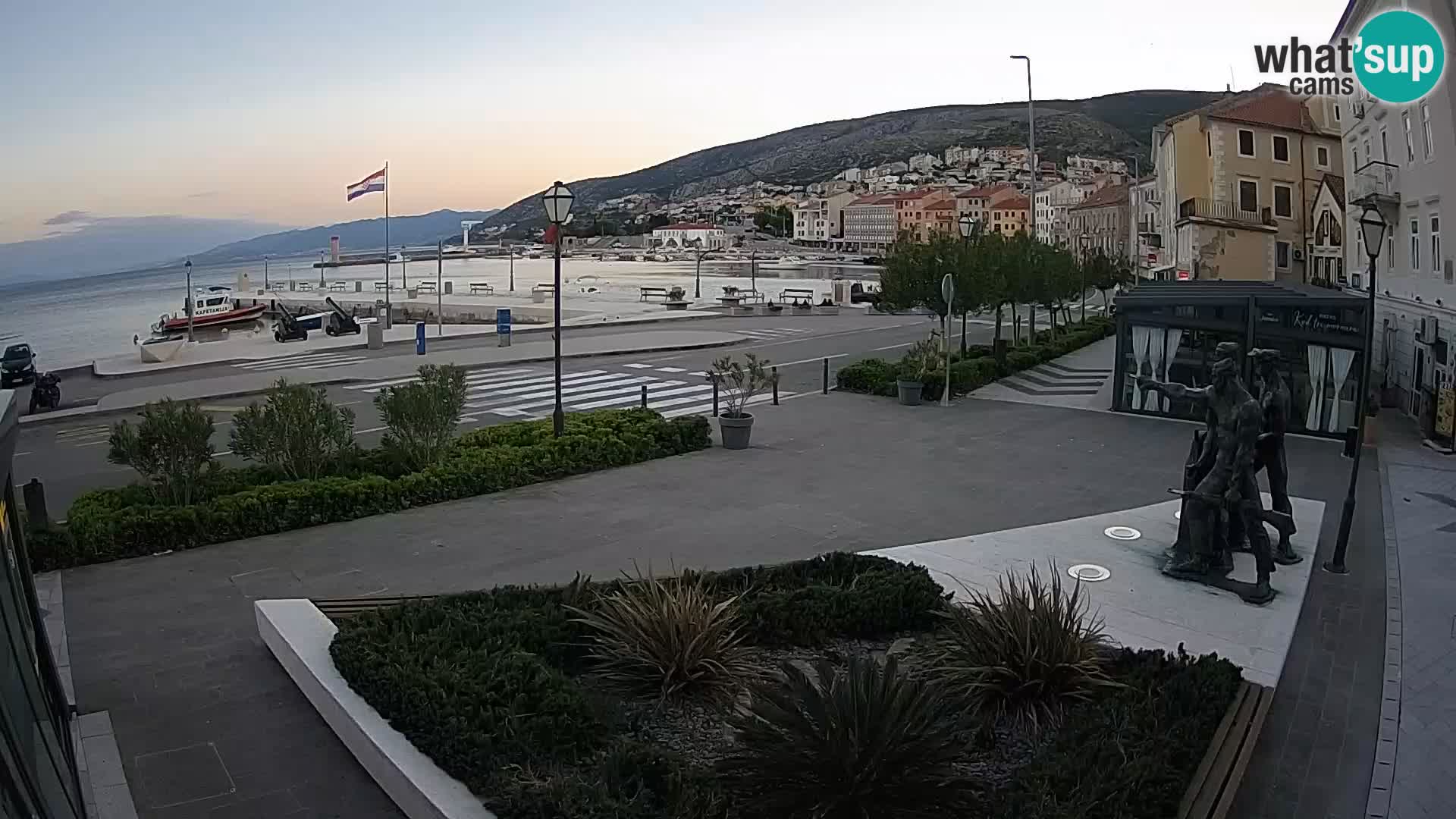 Live webcam Senj riva – fronte mare