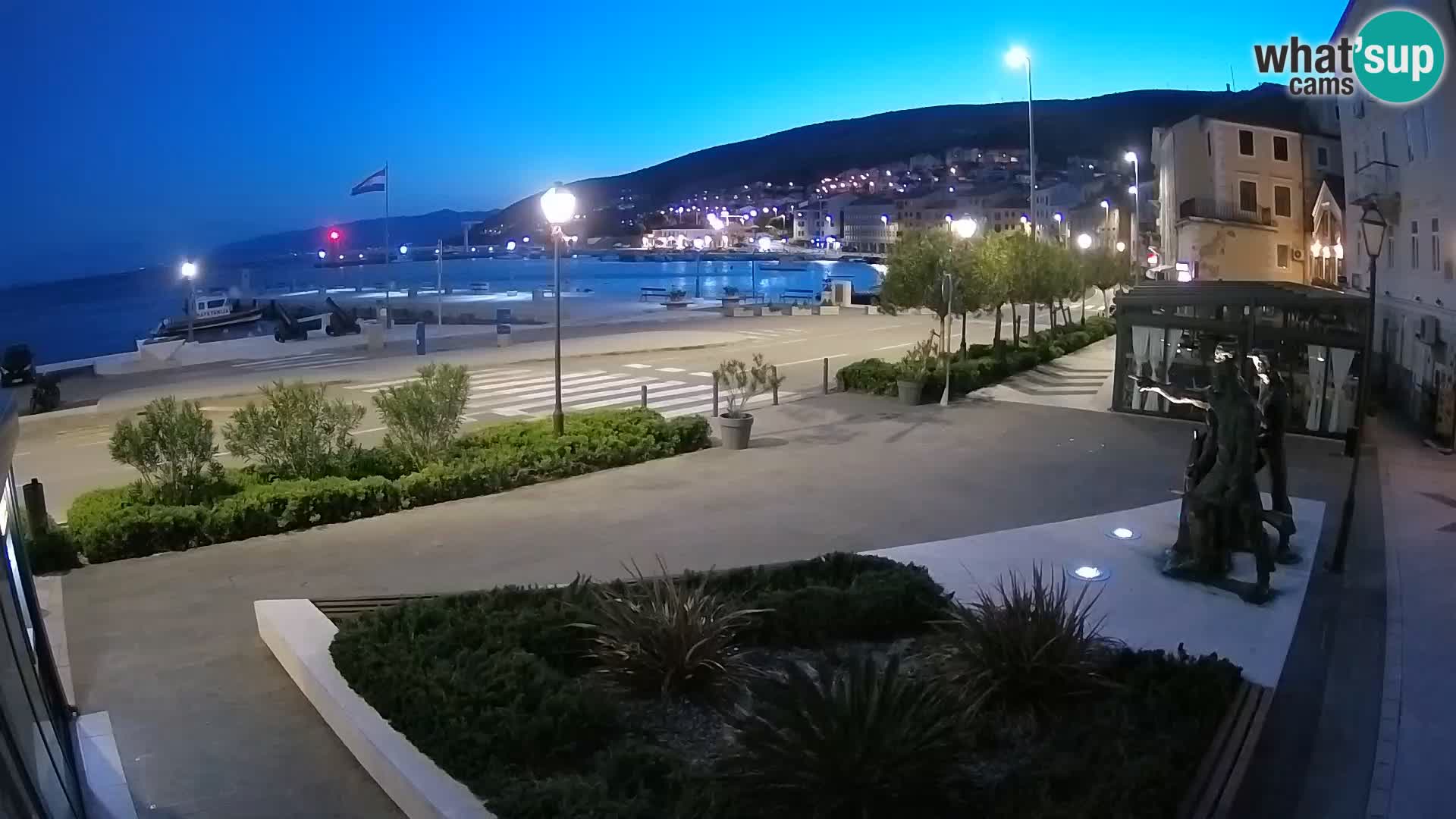 Spletna kamera v živo Senj riva – Hrvaška
