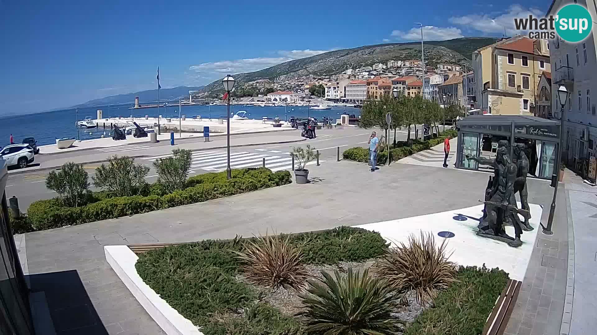 Live webcam Senj riva – seafront – Croatia