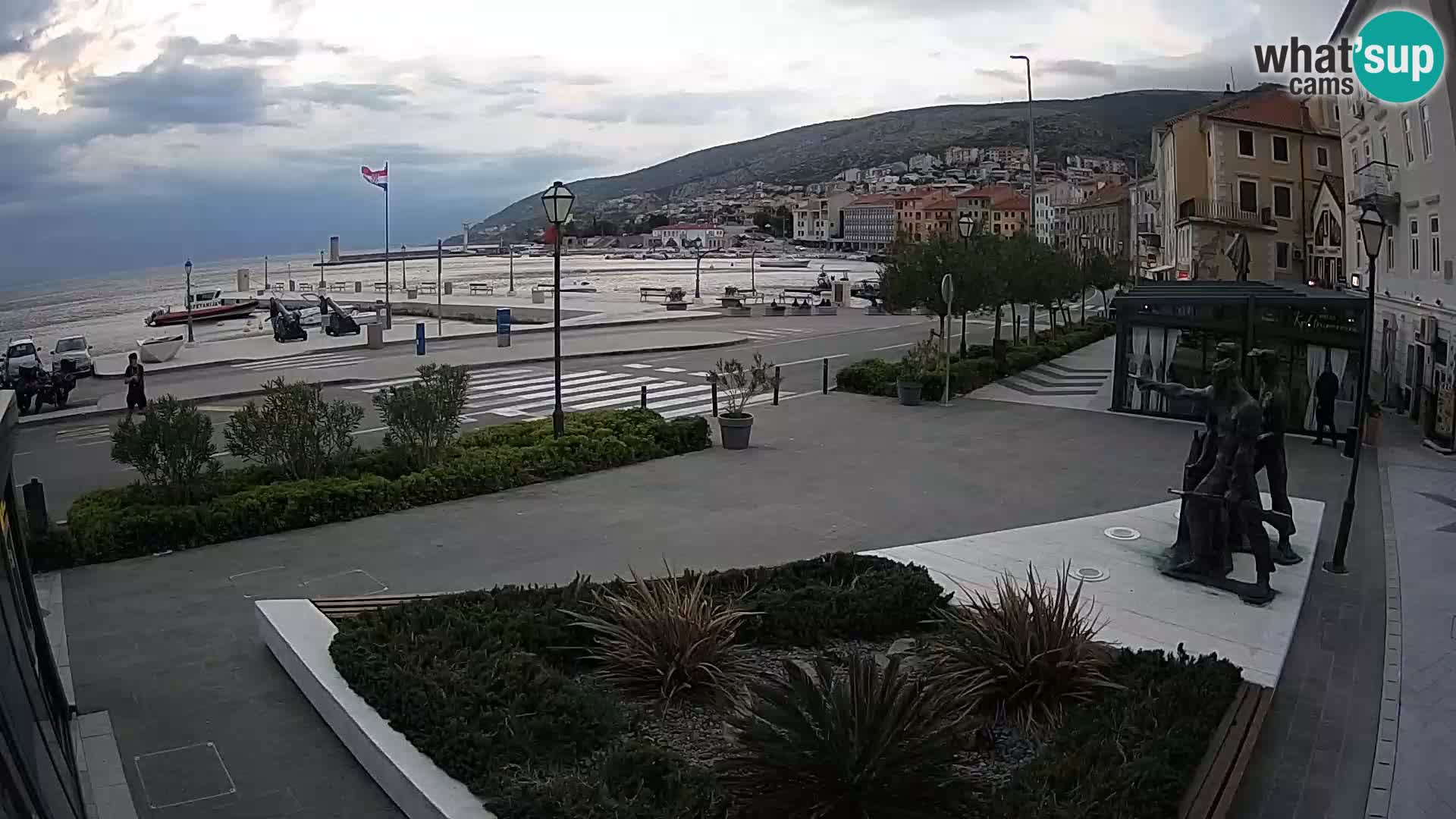 Live-Webcam Senj Riva – direkt am Meer – Kroatien