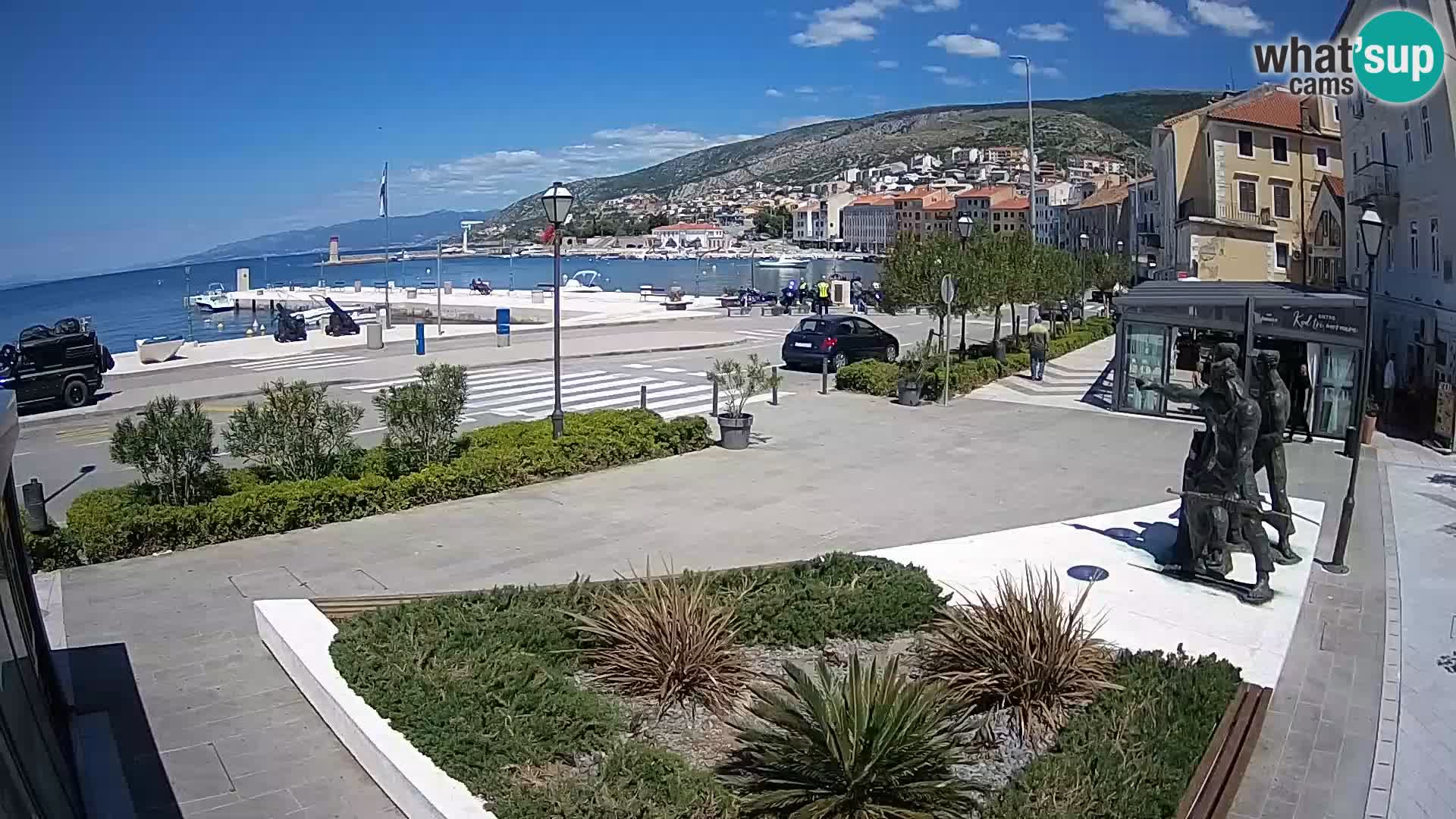 Spletna kamera v živo Senj riva – Hrvaška