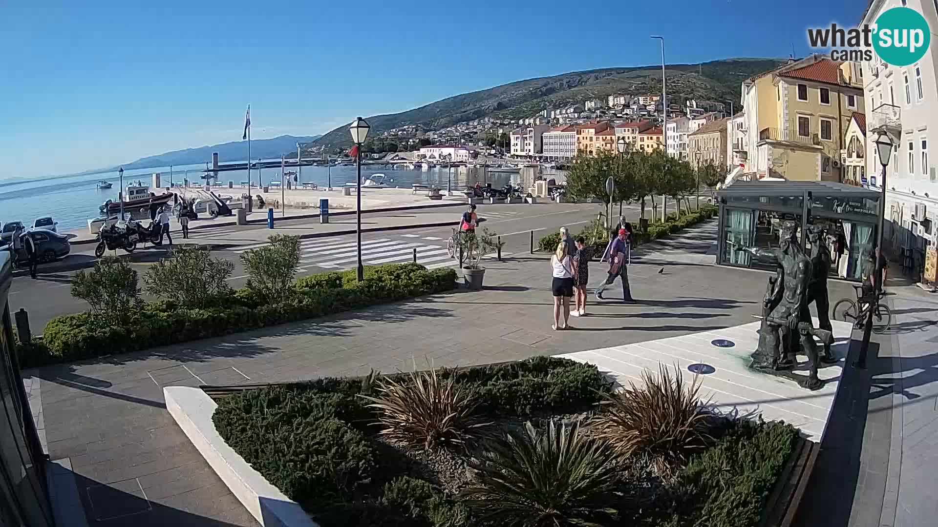 Webcam en vivo Senj riva – paseo marítimo