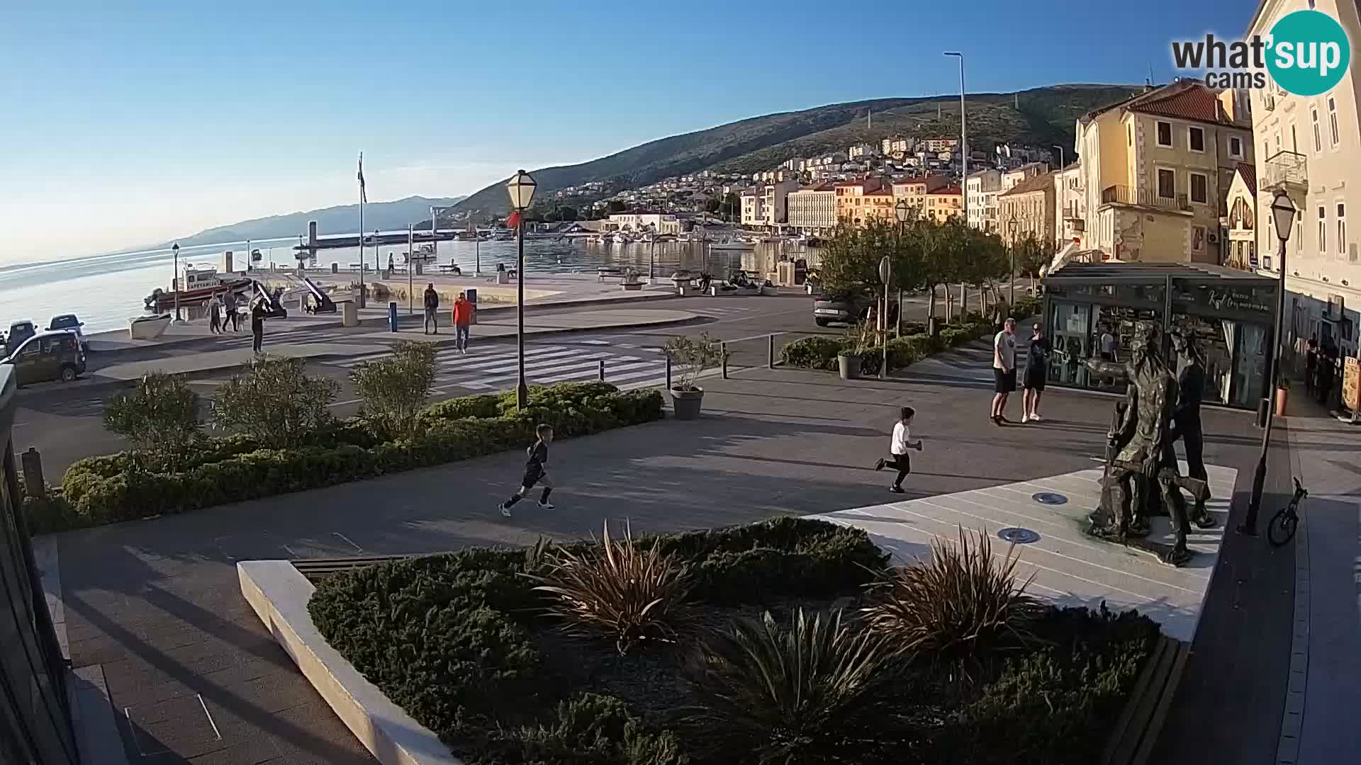 Live webcam Senj riva – fronte mare