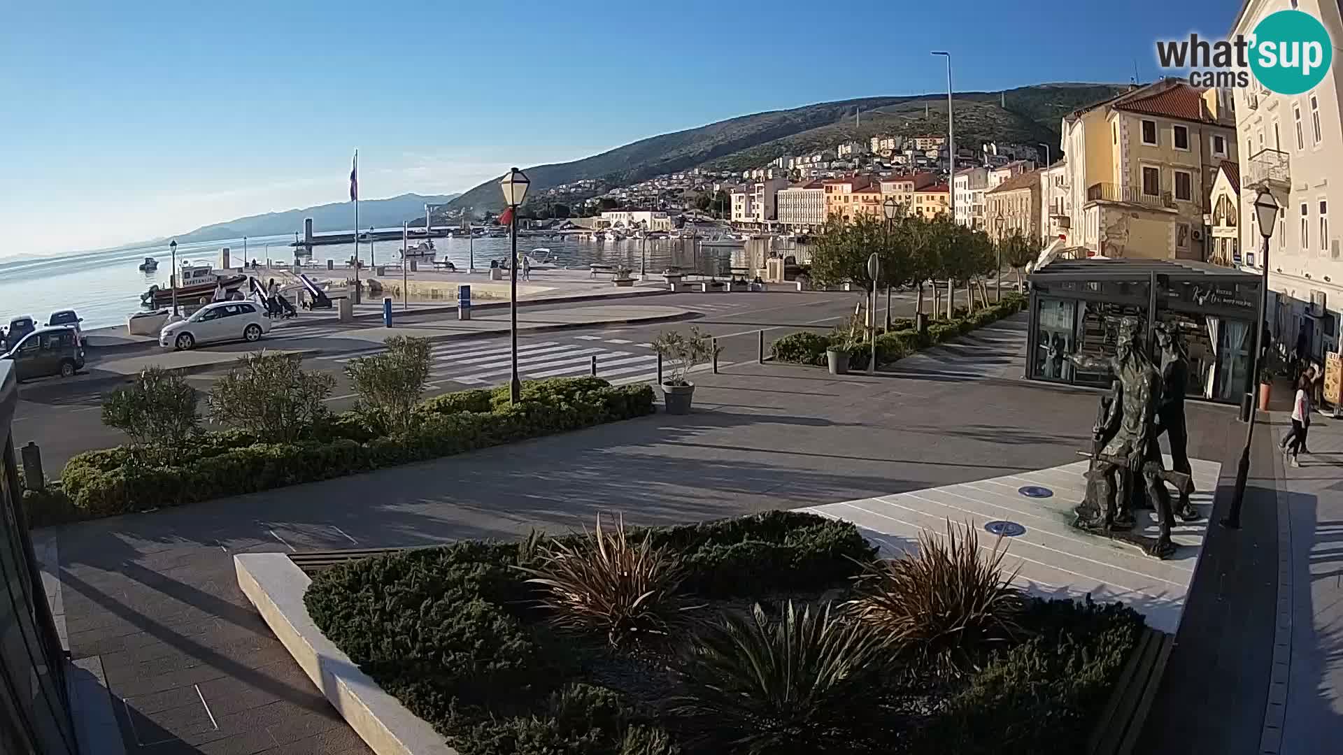 Spletna kamera v živo Senj riva – Hrvaška