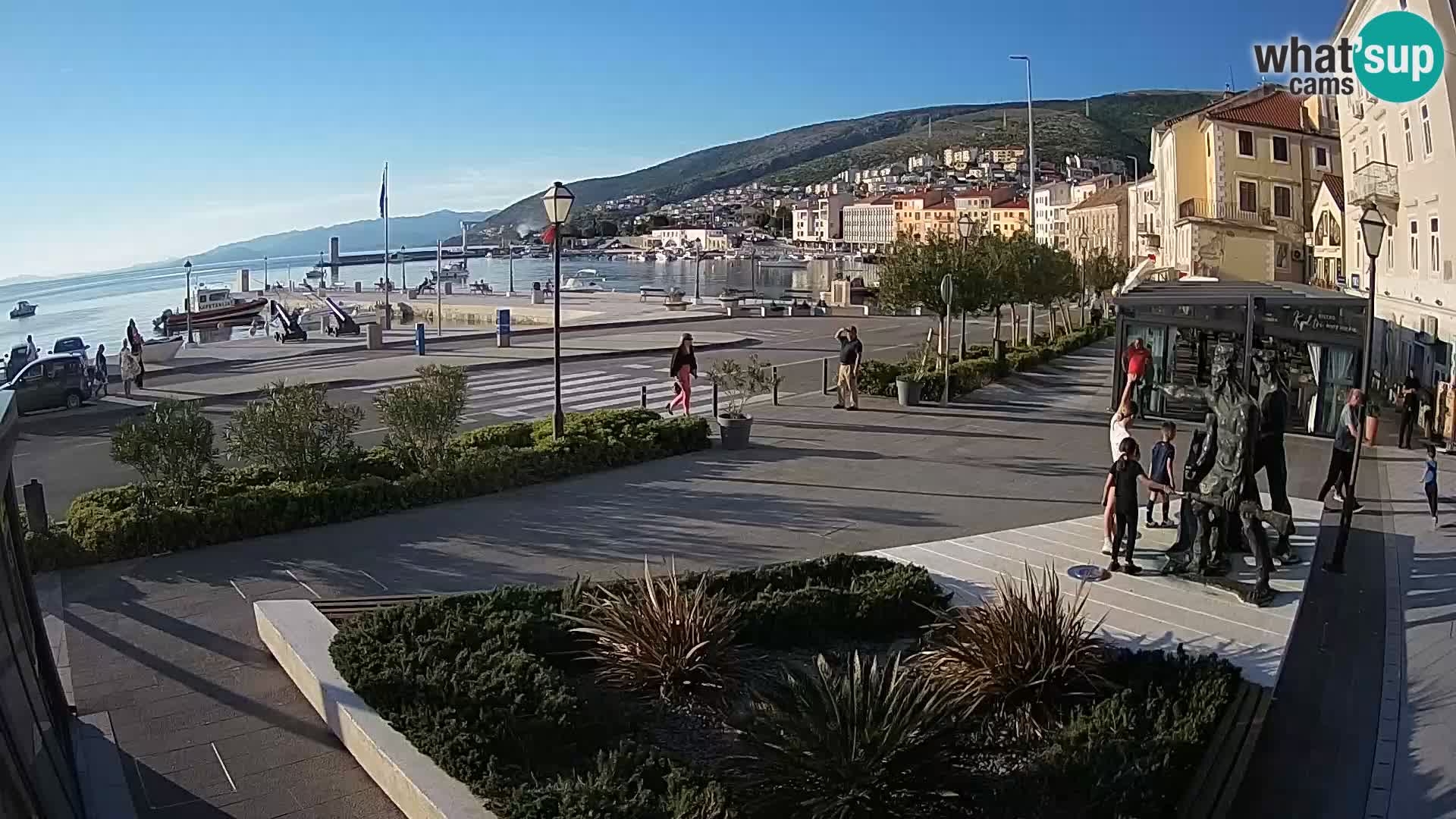 Live-Webcam Senj Riva – direkt am Meer – Kroatien