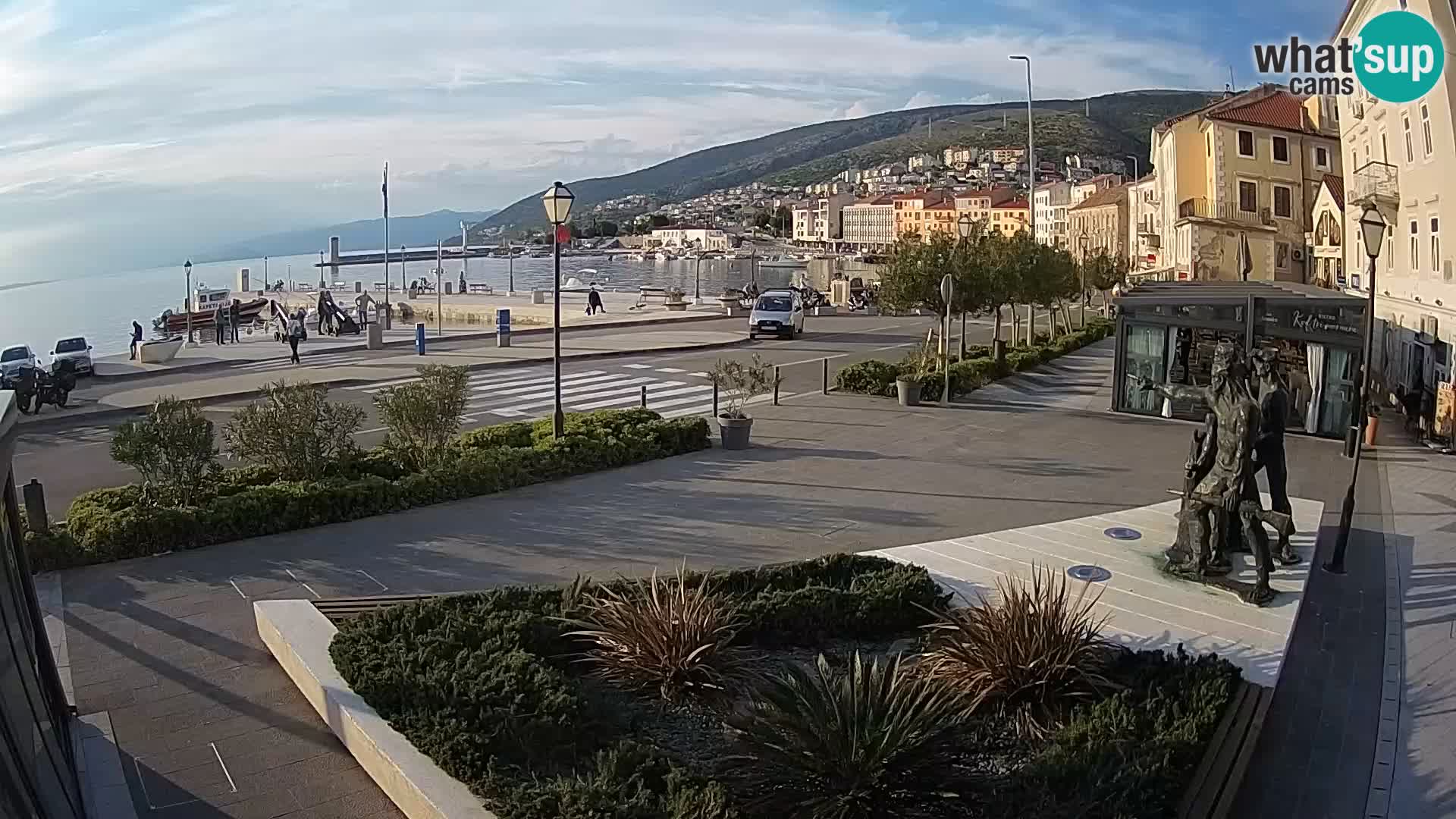 Spletna kamera v živo Senj riva – Hrvaška