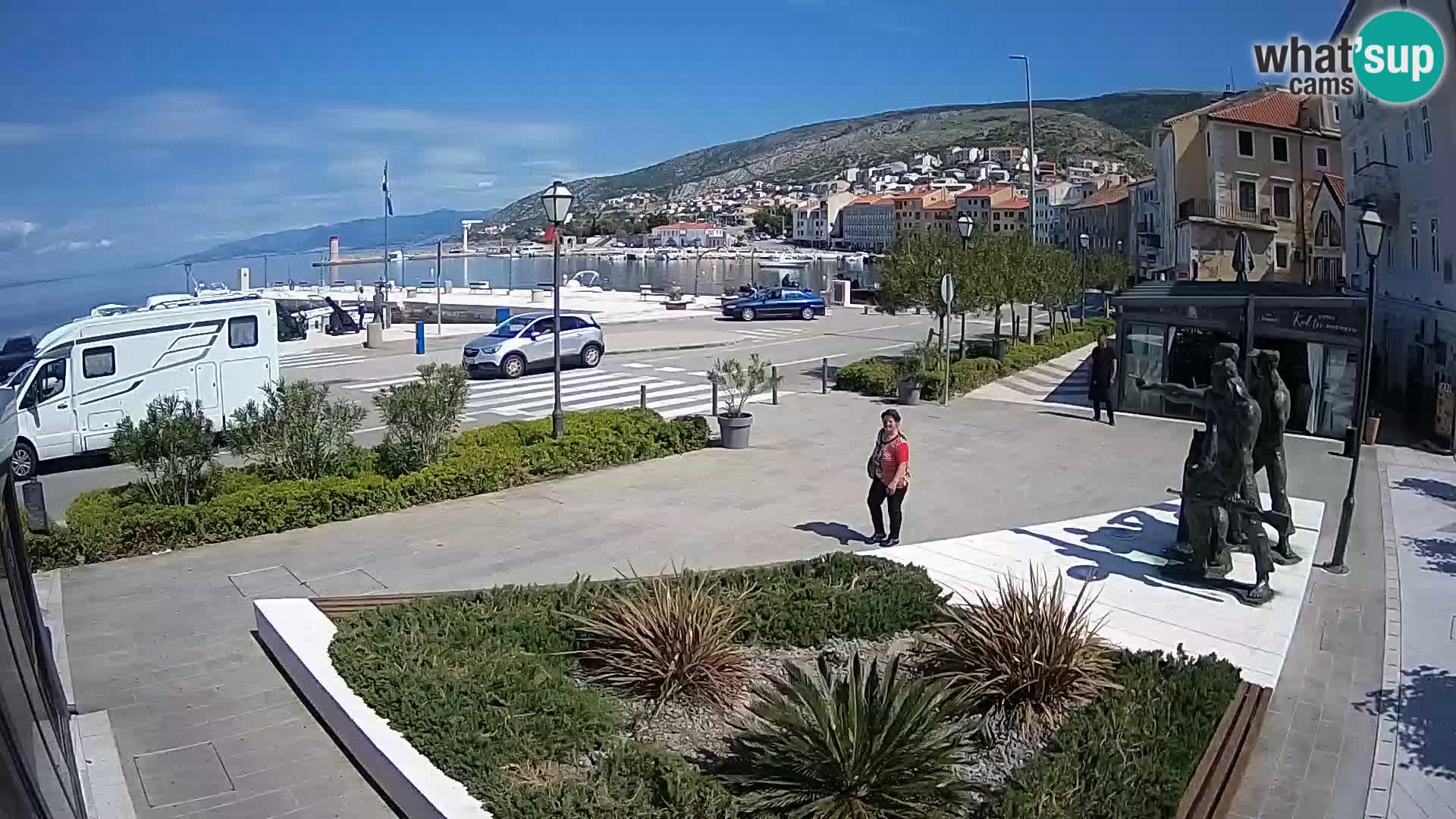 Live webcam Senj riva – seafront – Croatia