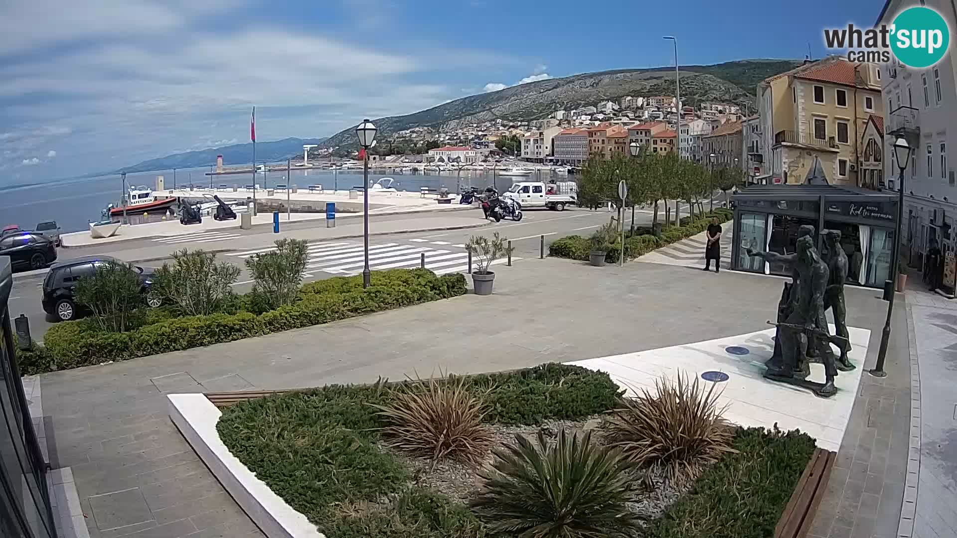 Live webcam Senj riva – seafront – Croatia