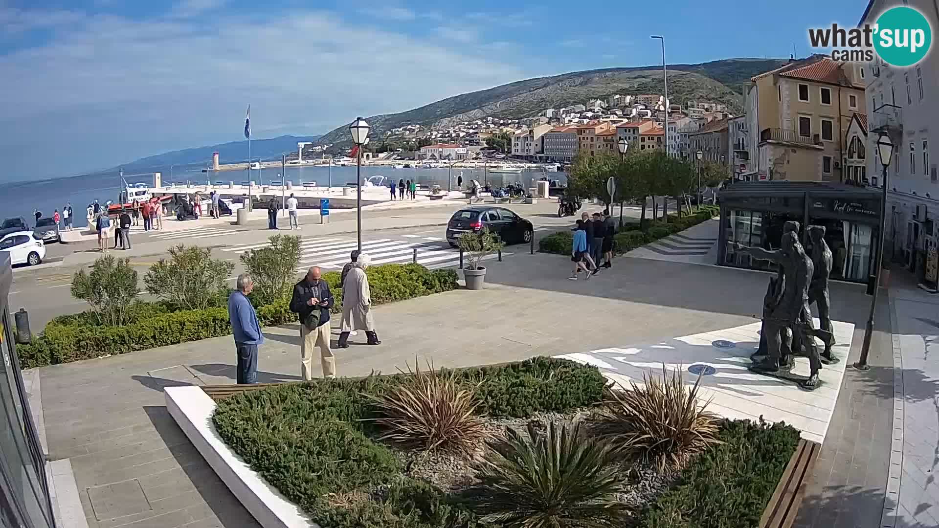Live webcam Senj riva – seafront – Croatia