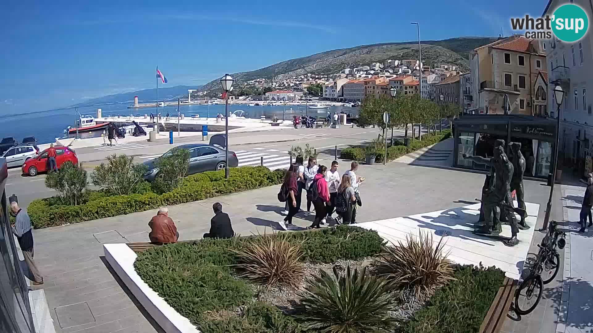 Live webcam Senj riva – fronte mare