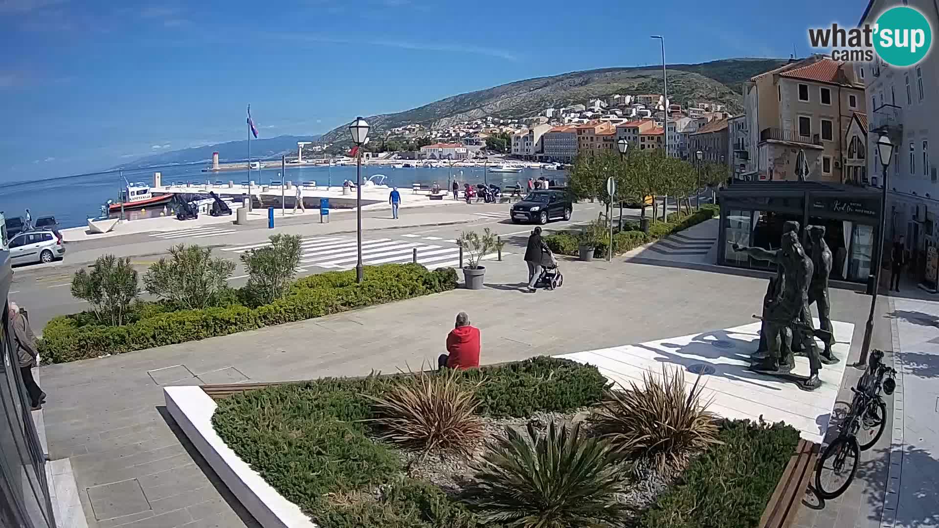 Live webcam Senj riva – seafront – Croatia