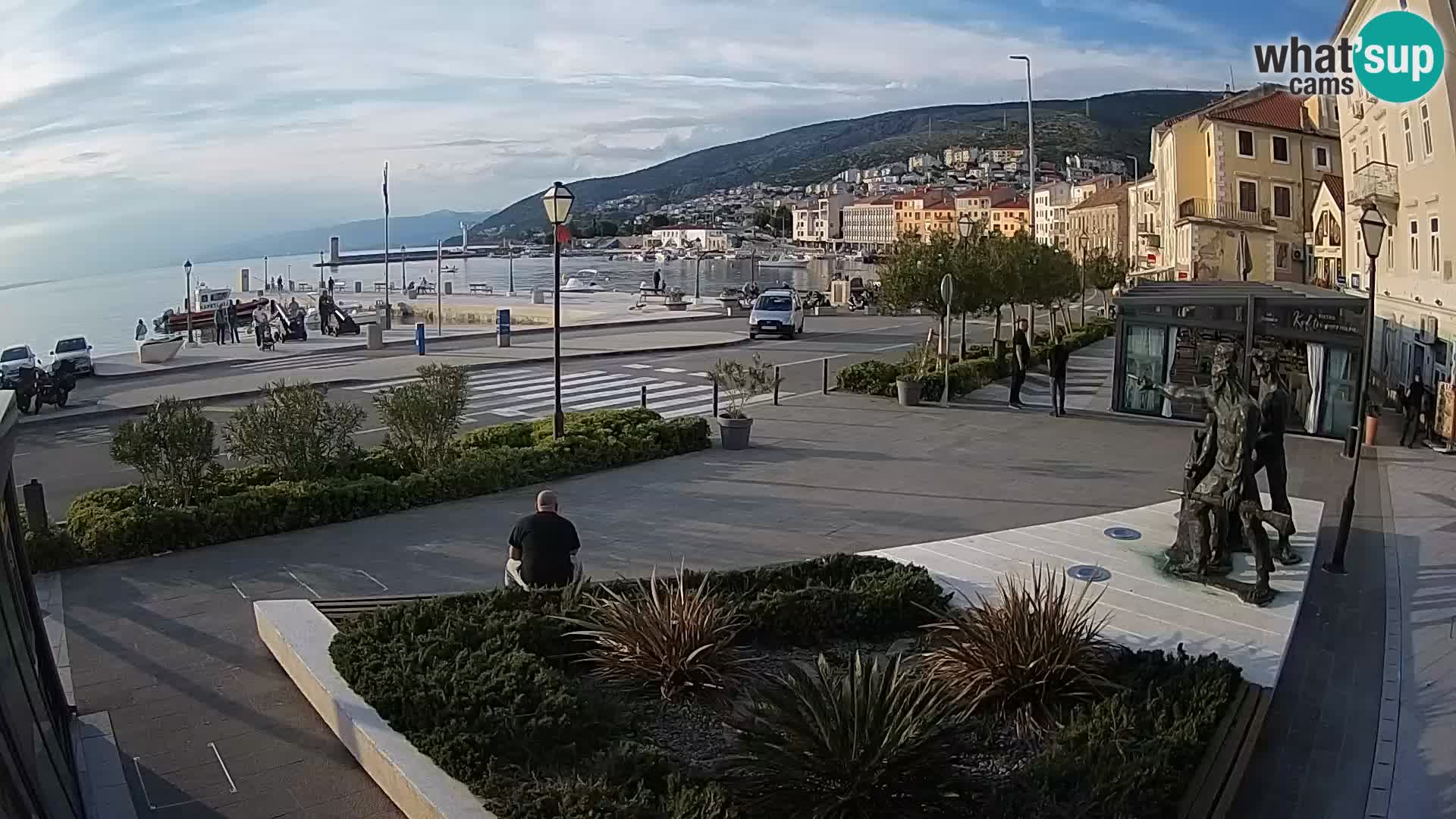 Live webcam Senj riva – fronte mare