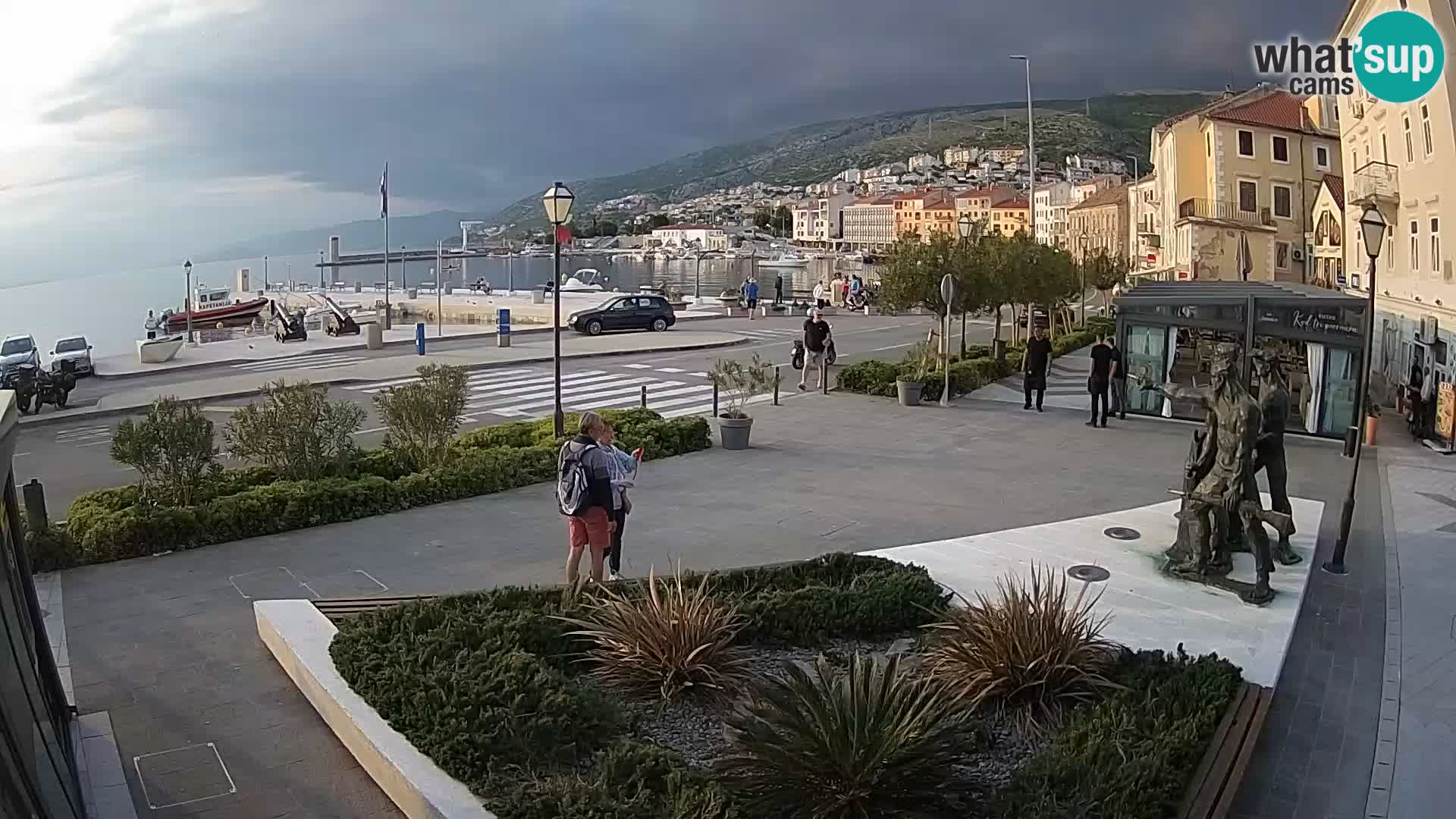 Live webcam Senj riva – seafront – Croatia