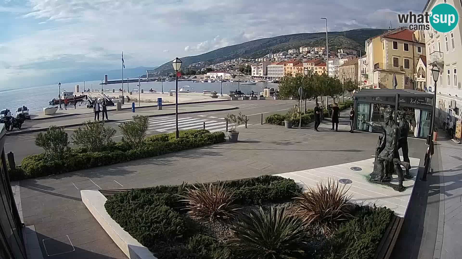 Webcam en vivo Senj riva – paseo marítimo