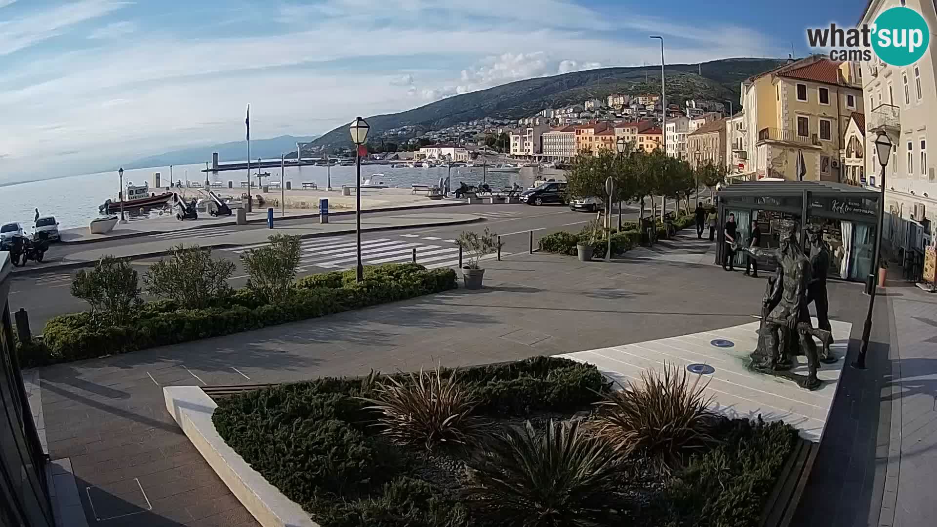 Live webcam Senj riva – seafront – Croatia