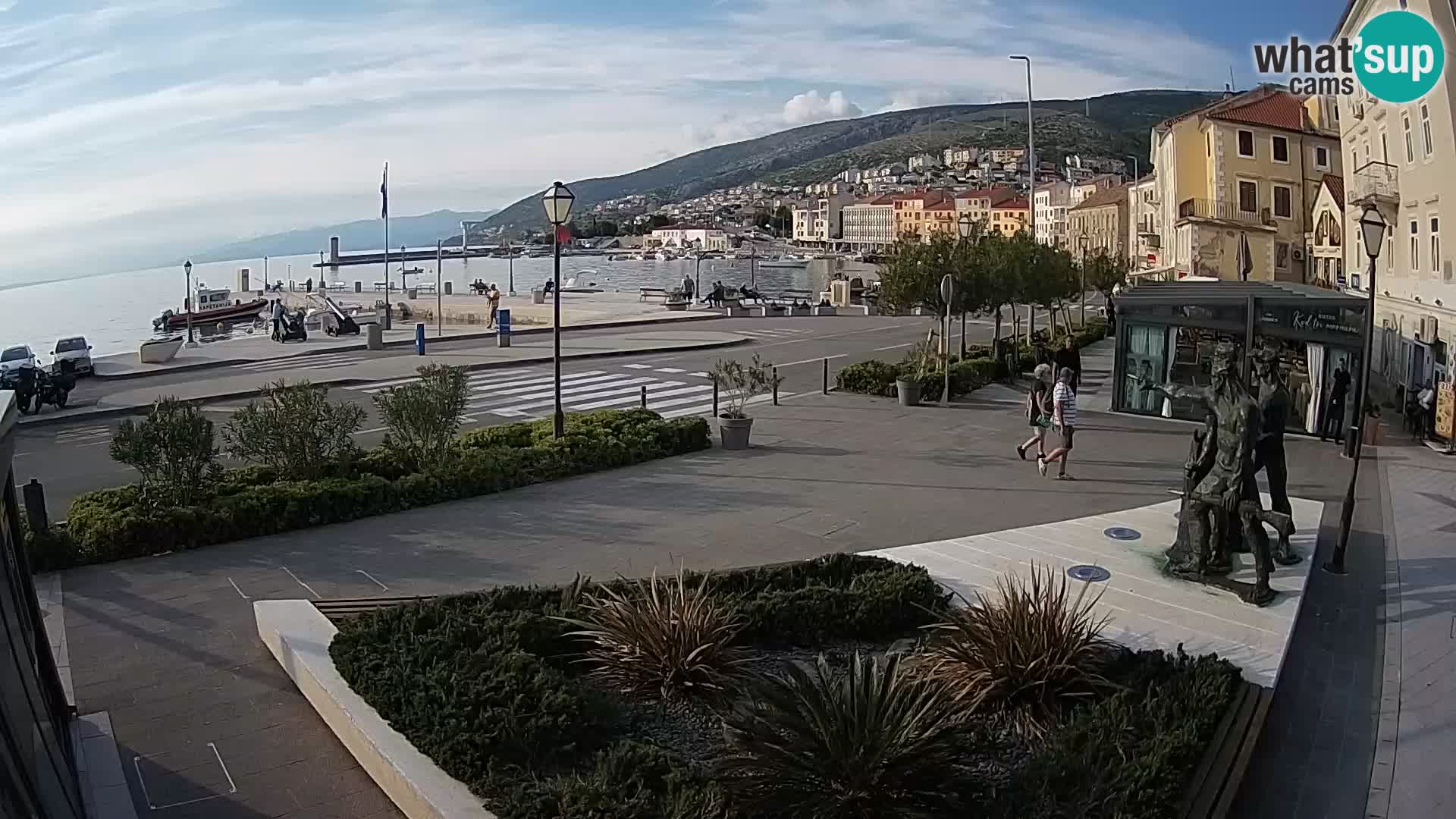 Live webcam Senj riva – seafront – Croatia