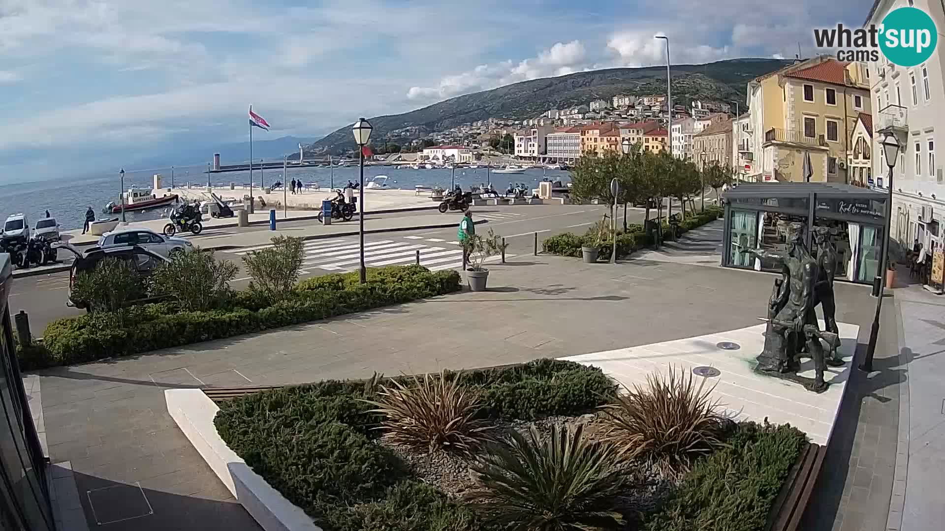 Webcam en vivo Senj riva – paseo marítimo