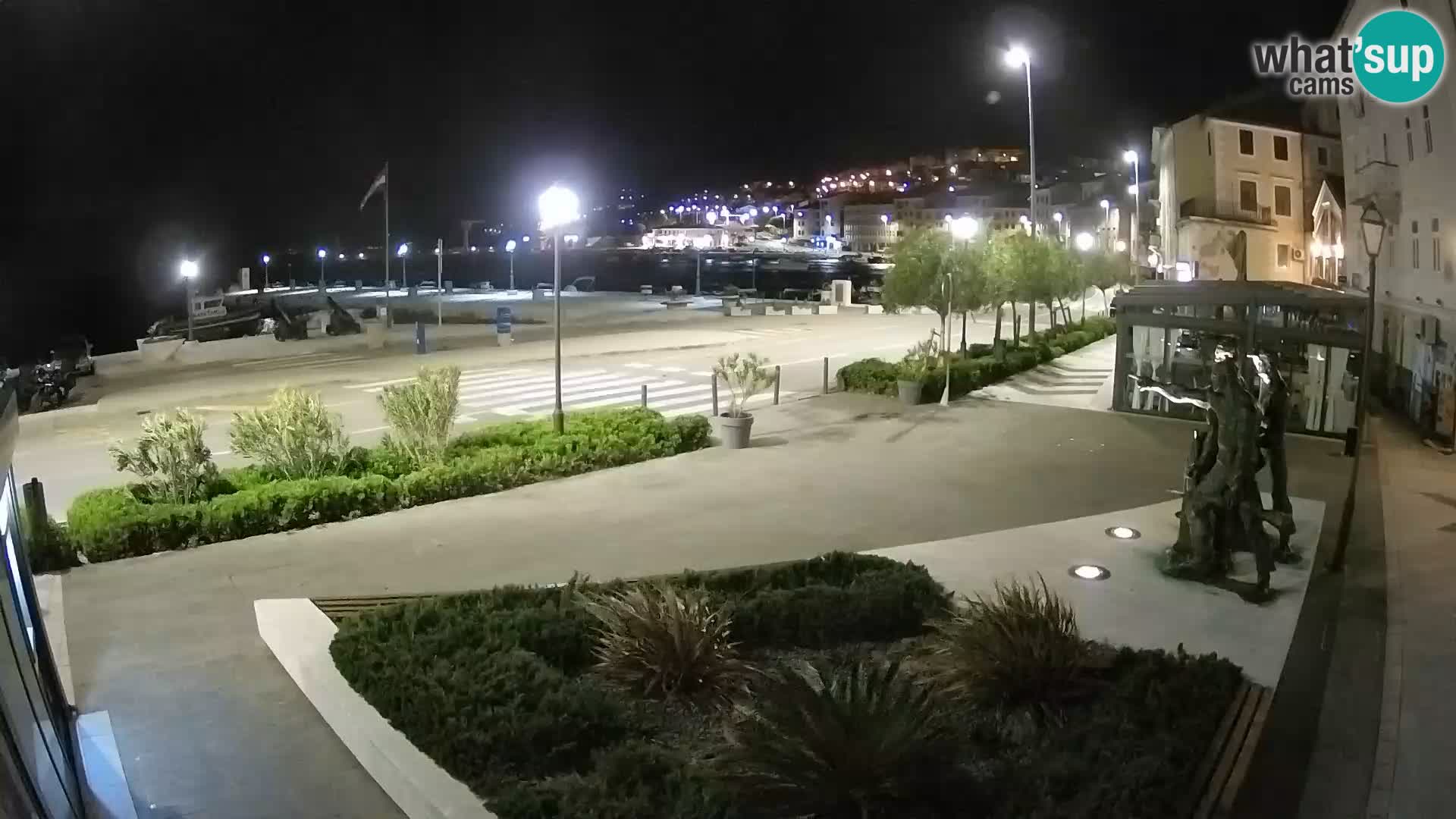 Live-Webcam Senj Riva – direkt am Meer – Kroatien