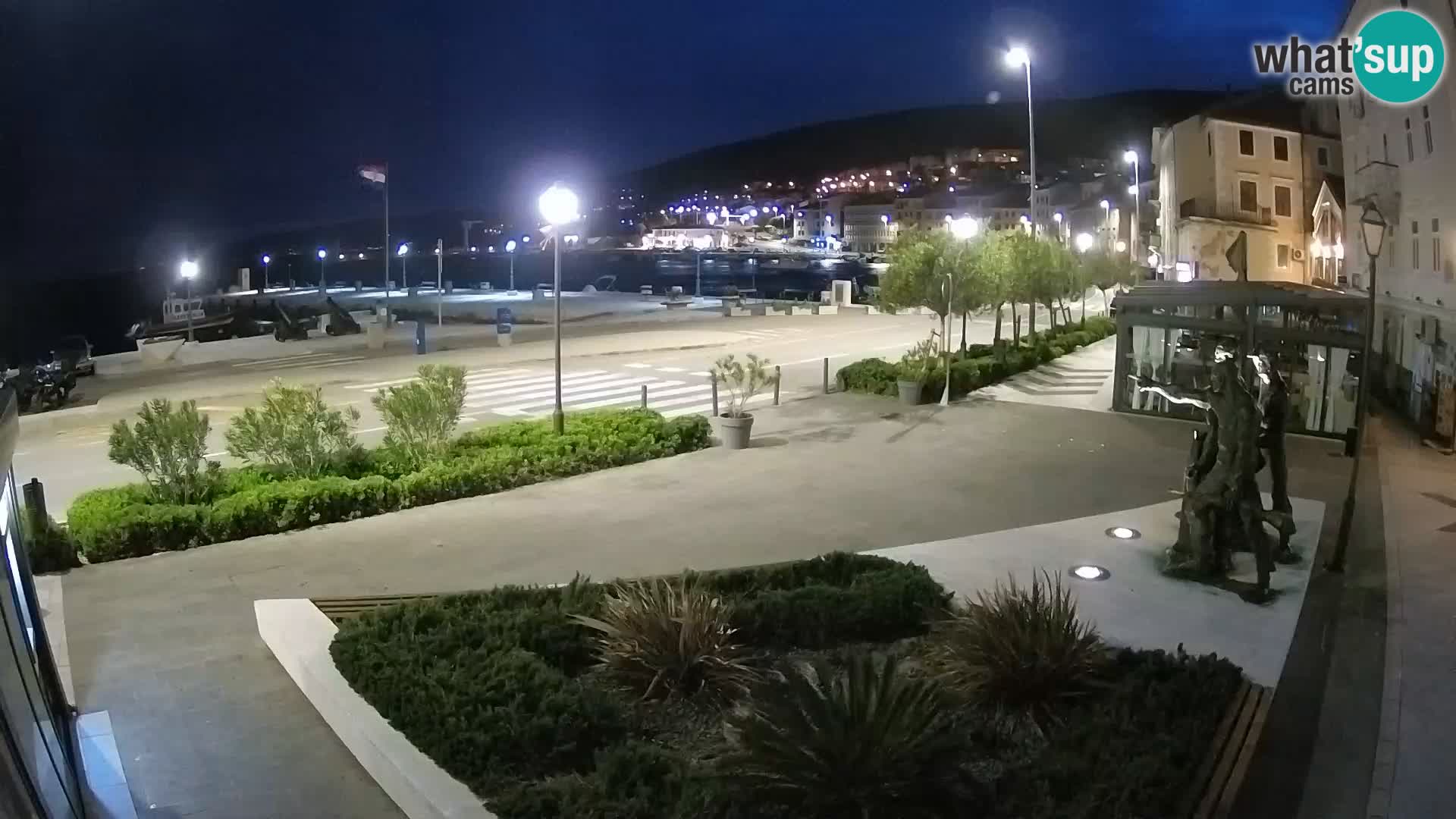 Live-Webcam Senj Riva – direkt am Meer – Kroatien