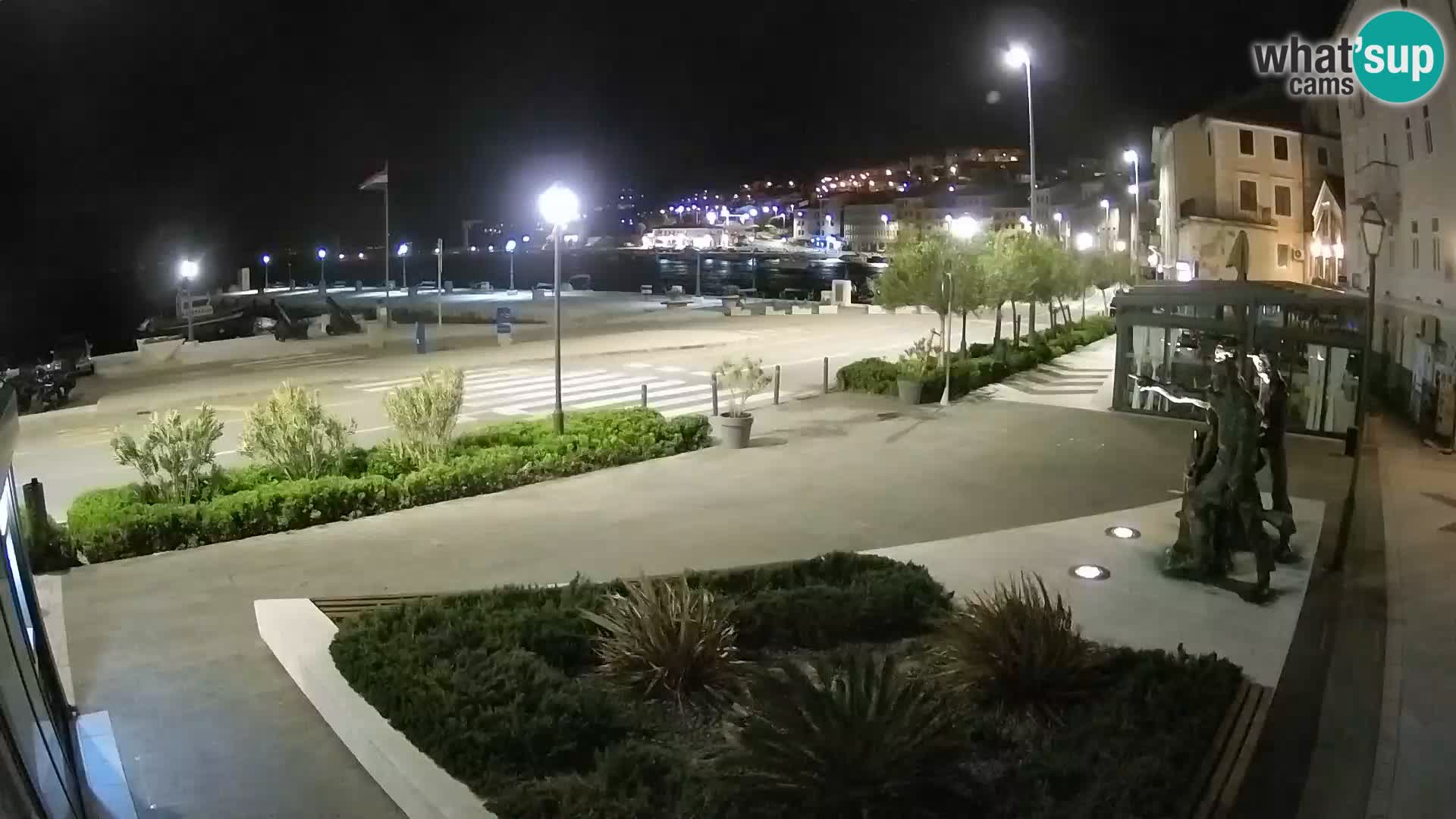 Live webcam Senj riva – seafront – Croatia