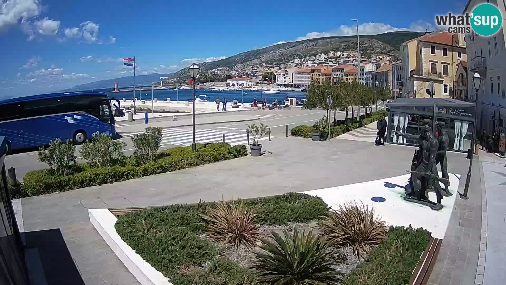 Live webcam Senj riva – seafront – Croatia