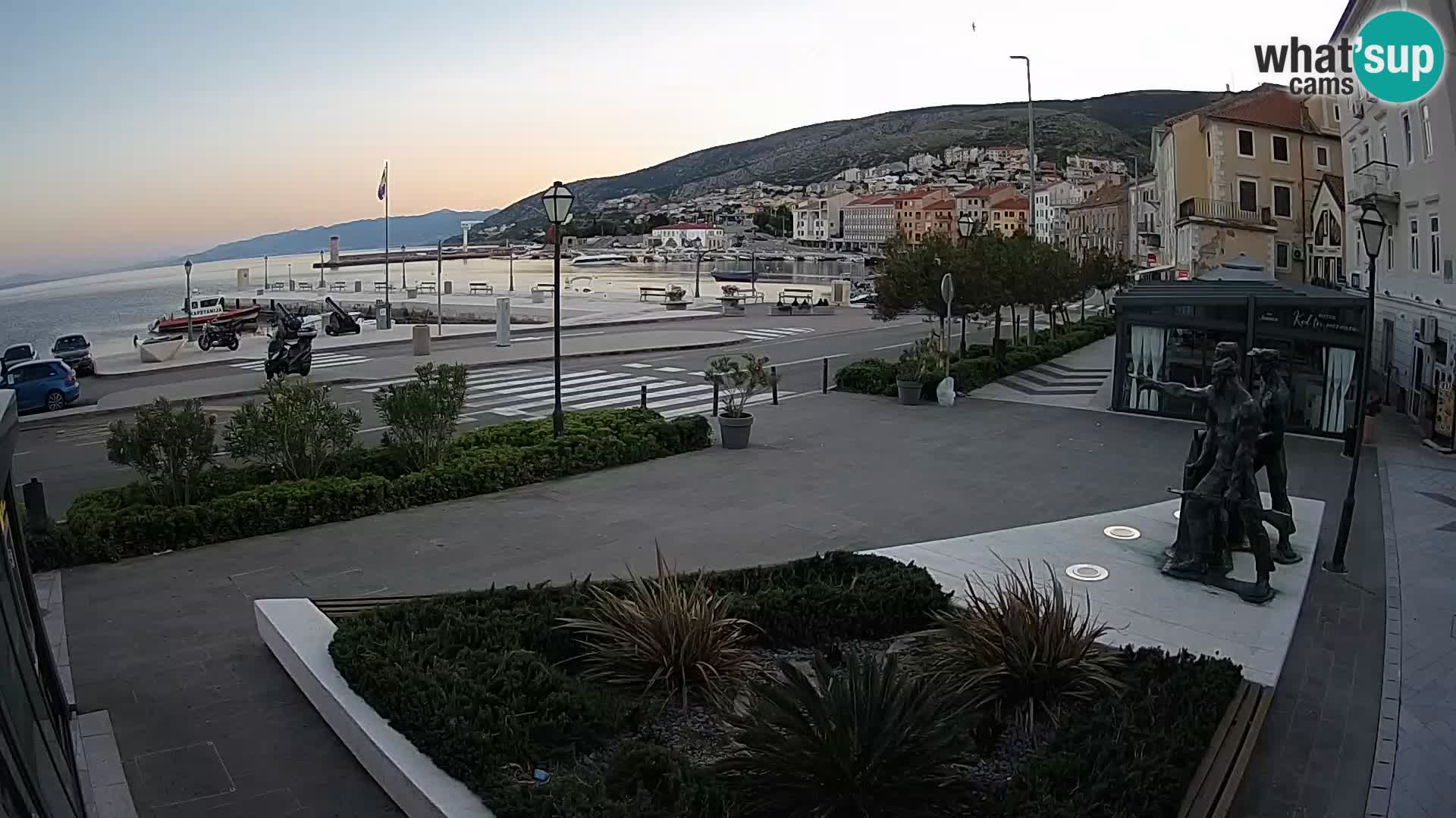 Live webcam Senj riva – seafront – Croatia