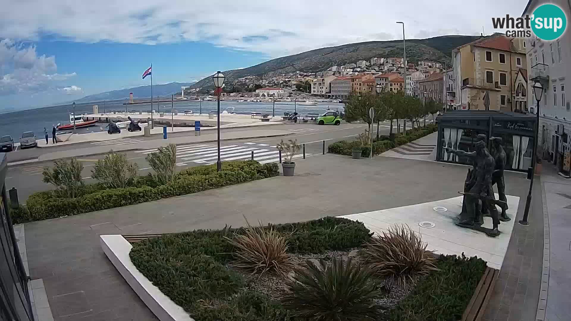 Live webcam Senj riva – seafront – Croatia