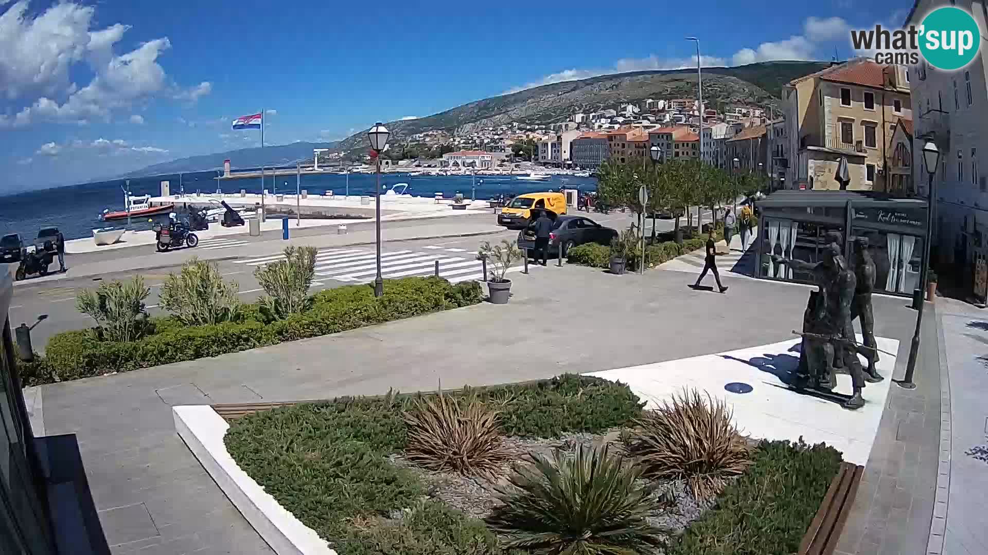 Spletna kamera v živo Senj riva – Hrvaška