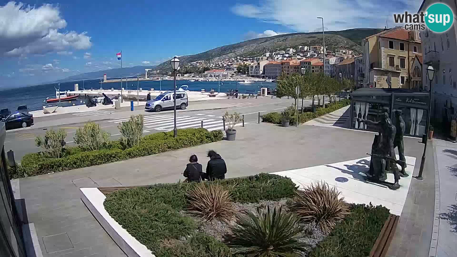 Live webcam Senj riva – fronte mare