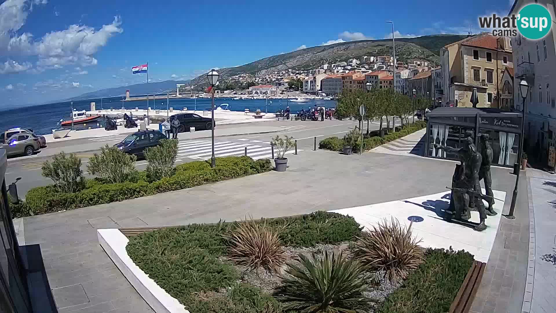 Live webcam Senj riva – seafront – Croatia