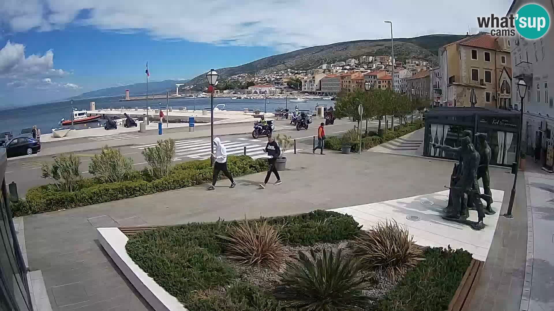 Live webcam Senj riva – seafront – Croatia