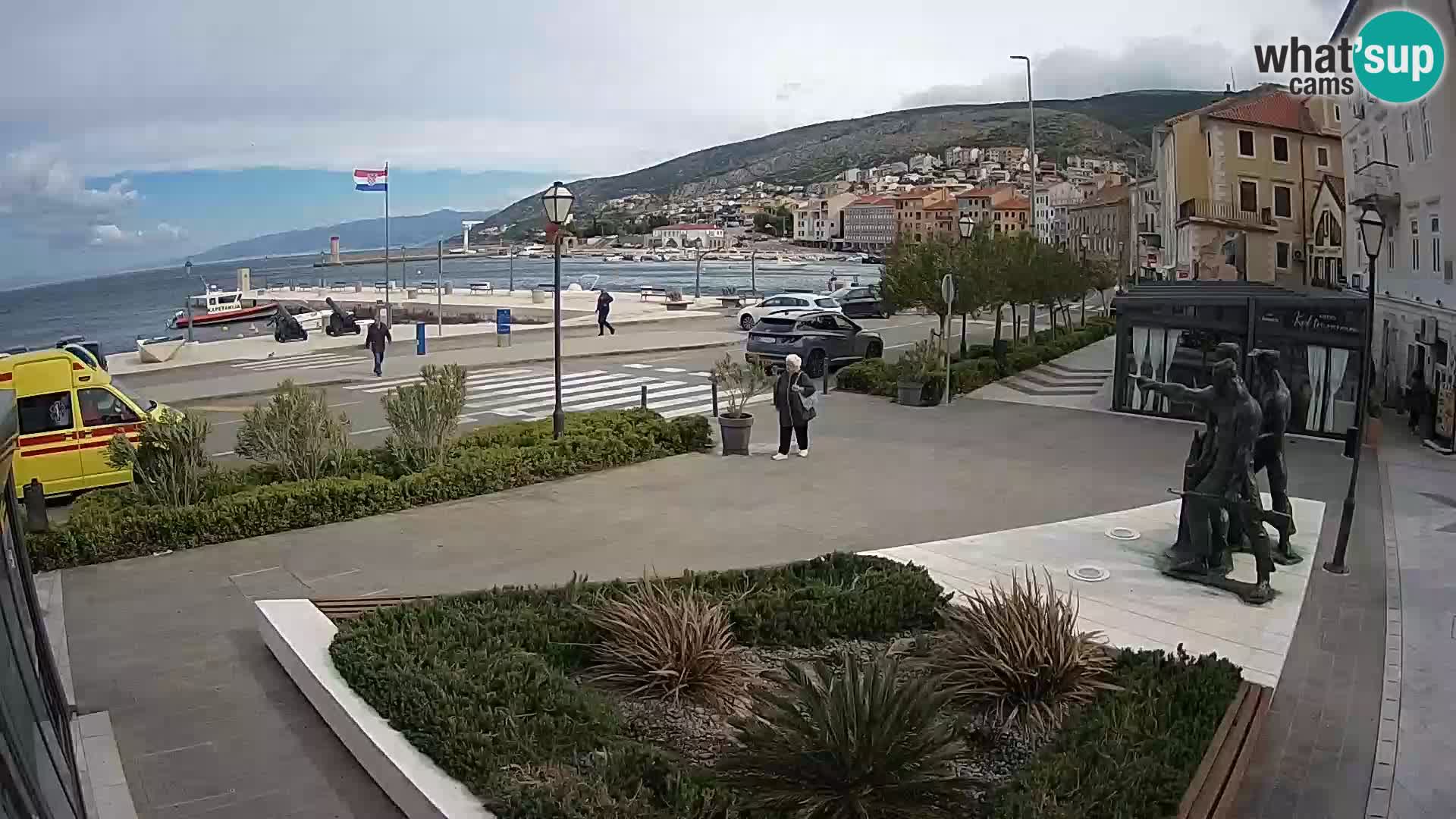 Live webcam Senj riva – fronte mare