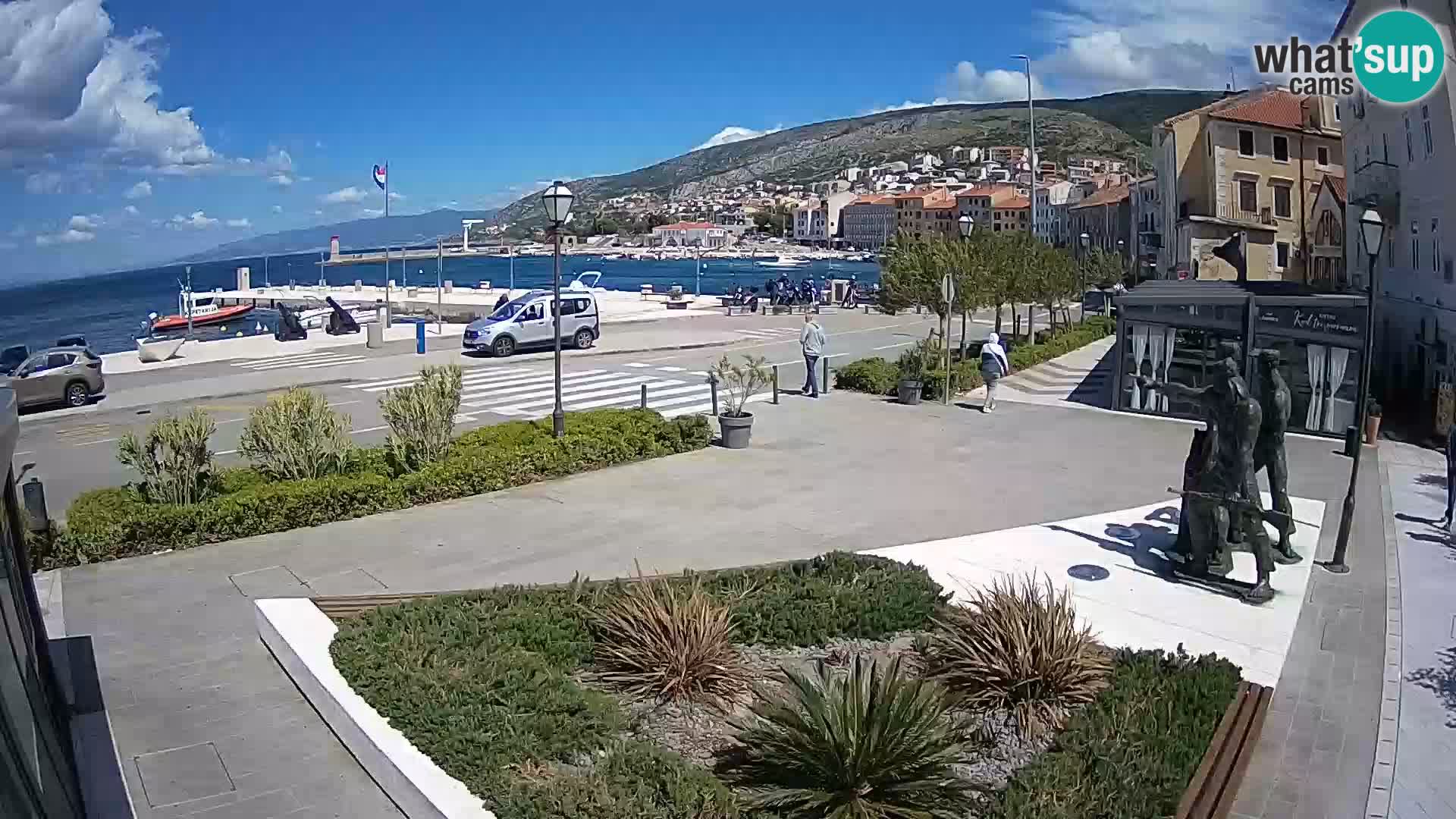 Live webcam Senj riva – fronte mare