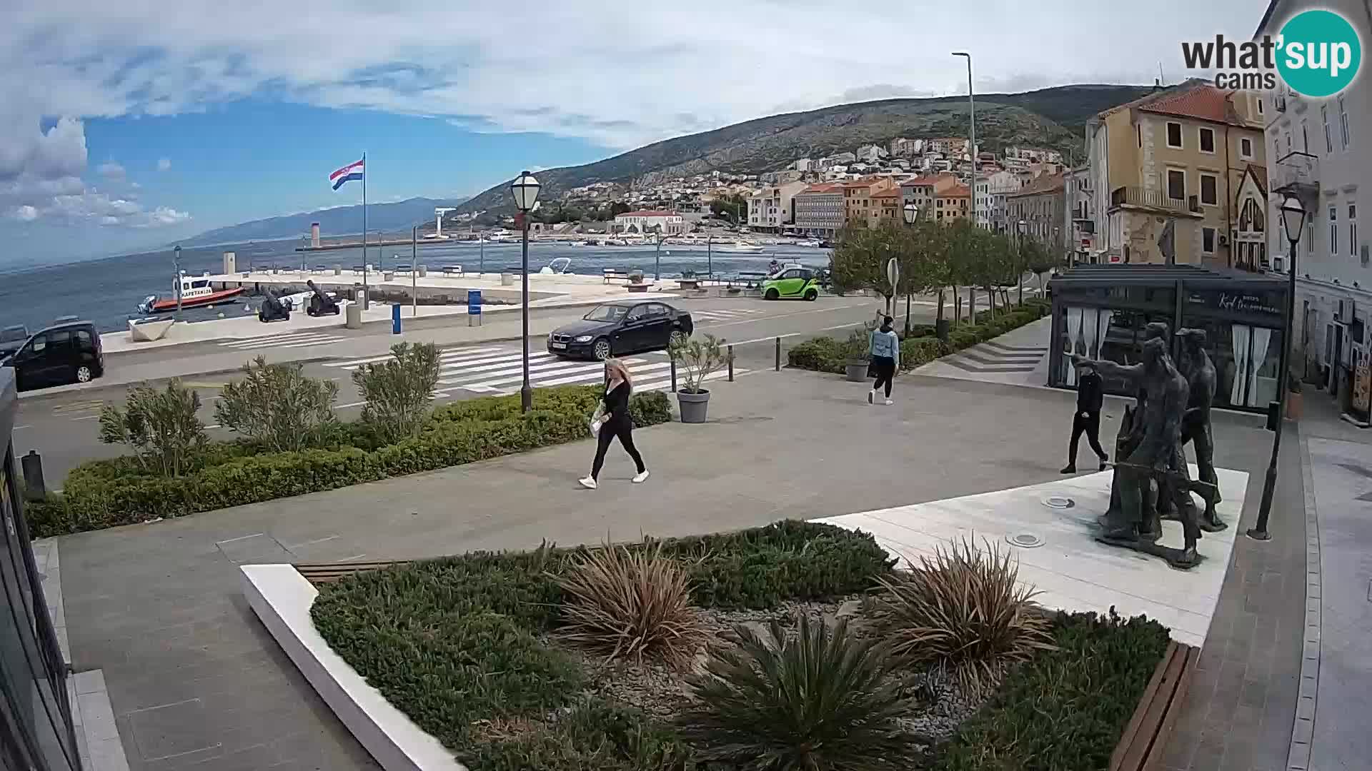 Live webcam Senj riva – fronte mare