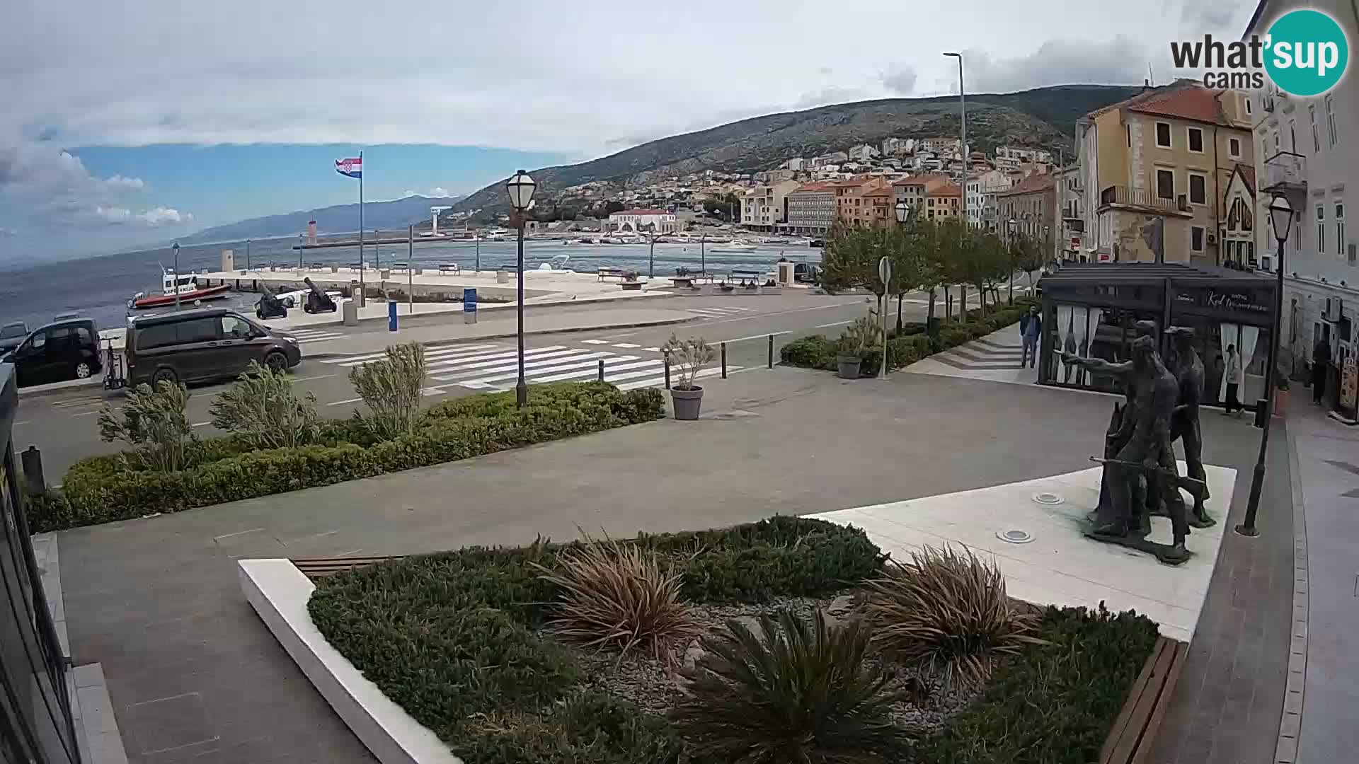 Live webcam Senj riva – fronte mare