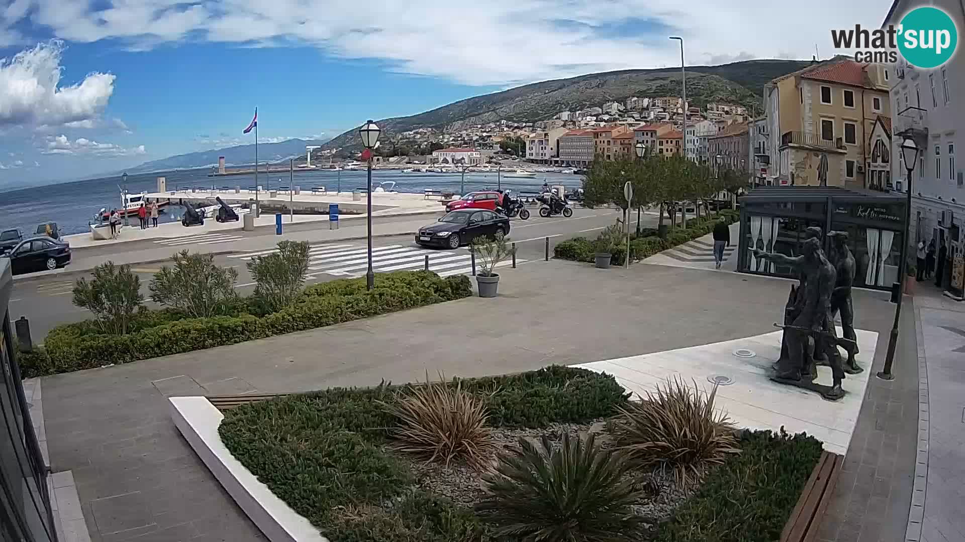 Live webcam Senj riva – seafront – Croatia