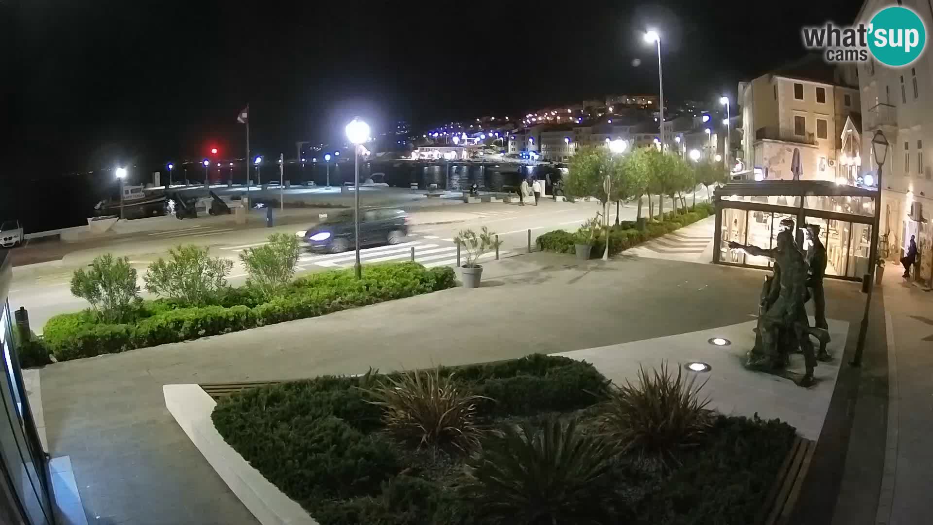 Live-Webcam Senj Riva – direkt am Meer – Kroatien