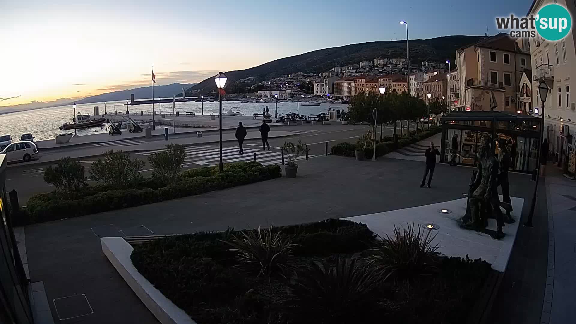 Live-Webcam Senj Riva – direkt am Meer – Kroatien