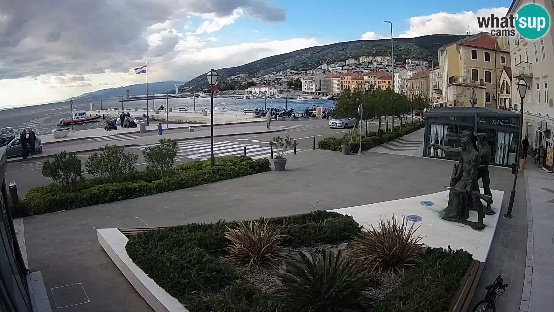 Live-Webcam Senj Riva – direkt am Meer – Kroatien