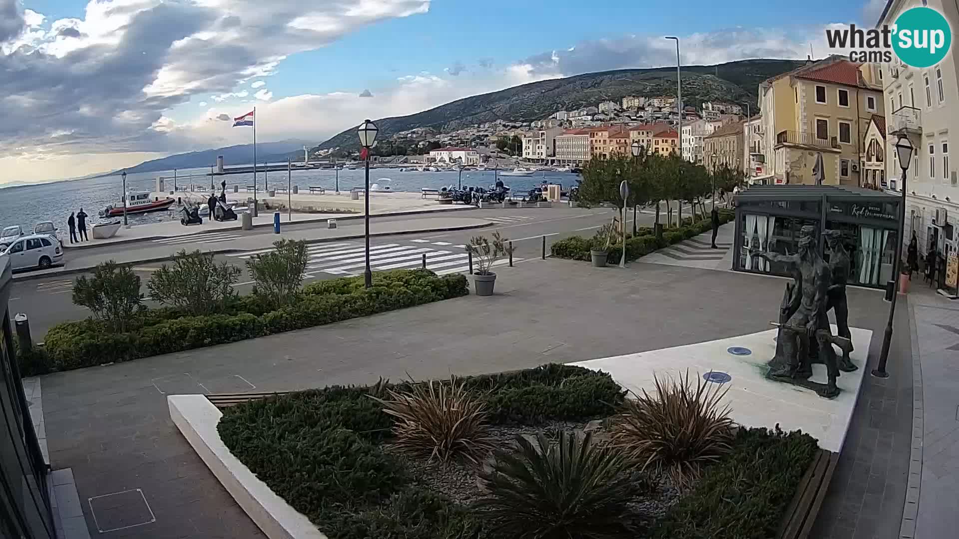 Spletna kamera v živo Senj riva – Hrvaška