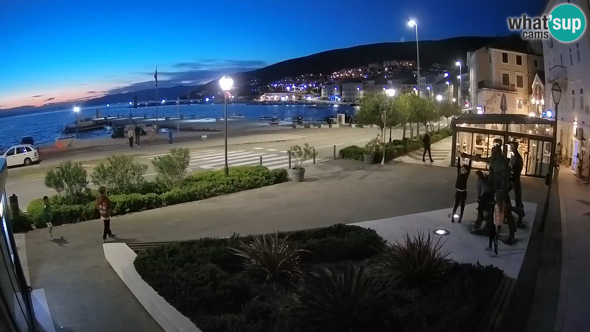 Spletna kamera v živo Senj riva – Hrvaška