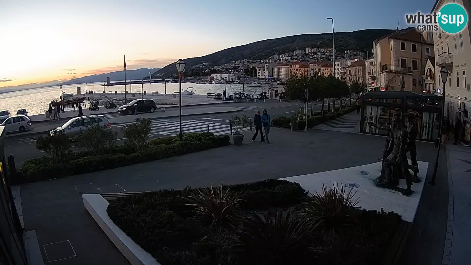 Spletna kamera v živo Senj riva – Hrvaška
