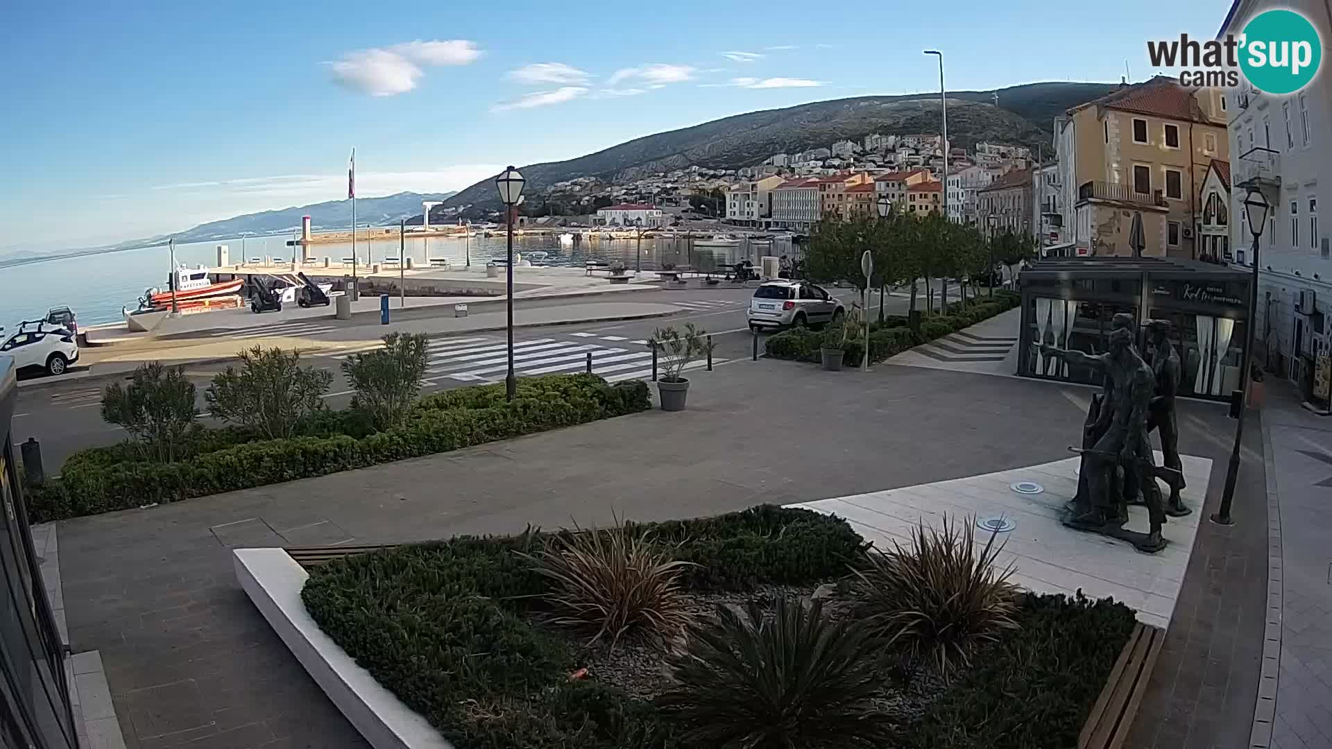 Spletna kamera v živo Senj riva – Hrvaška