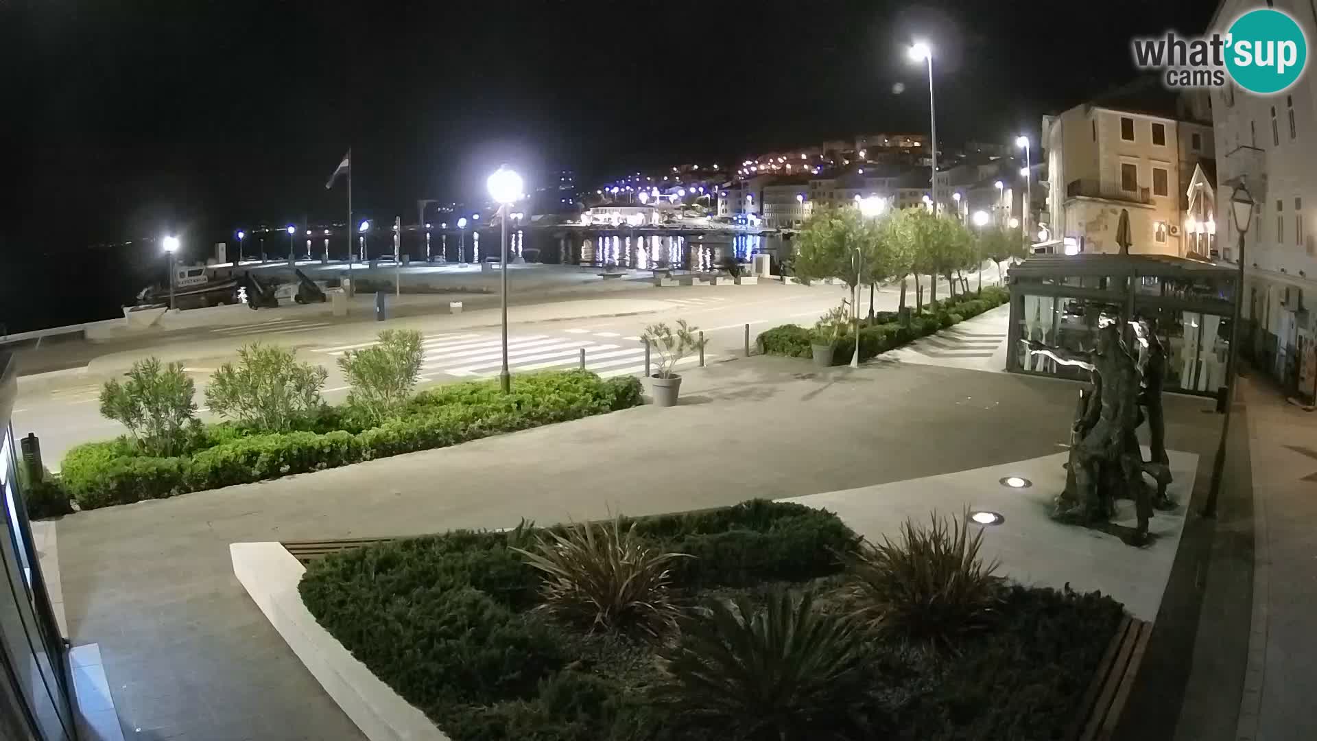 Live webcam Senj riva – seafront – Croatia