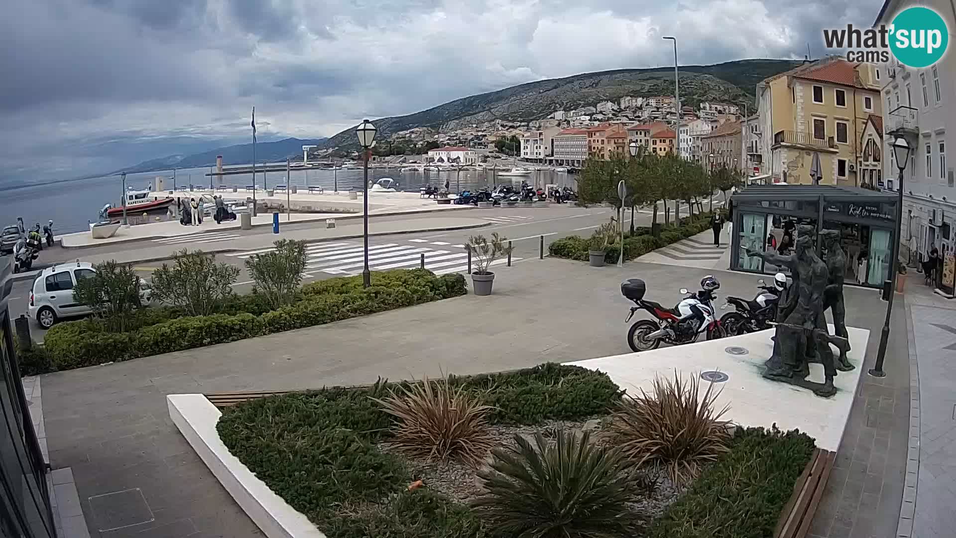 Live-Webcam Senj Riva – direkt am Meer – Kroatien