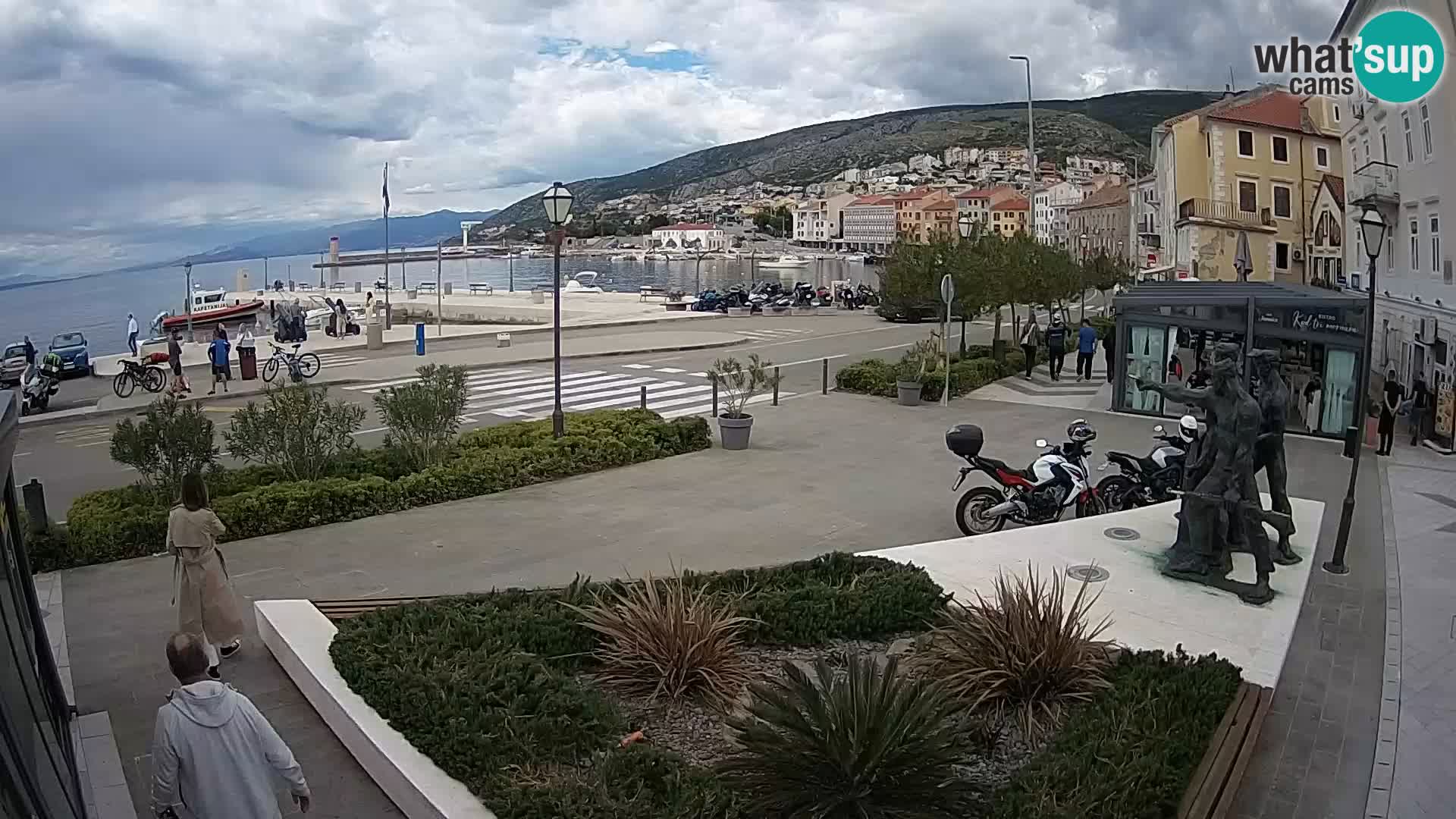 Webcam en vivo Senj riva – paseo marítimo