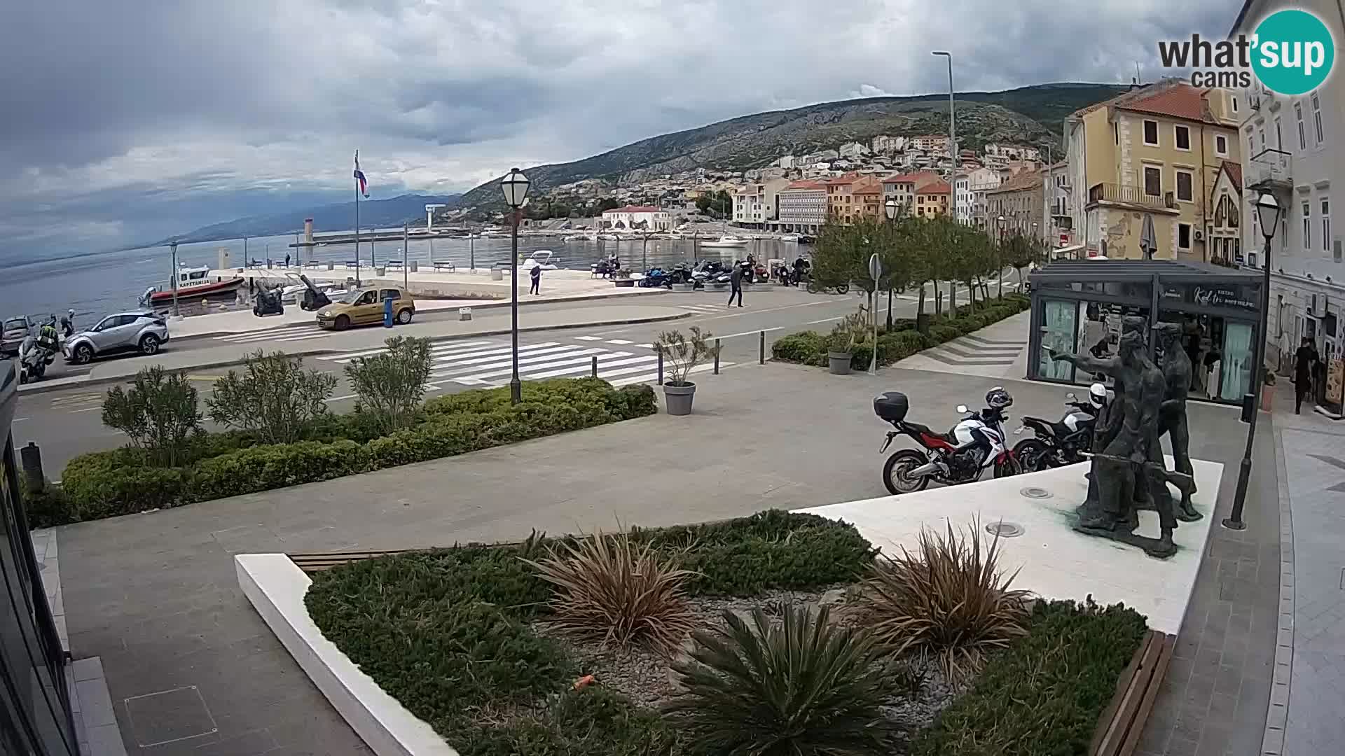 Live-Webcam Senj Riva – direkt am Meer – Kroatien