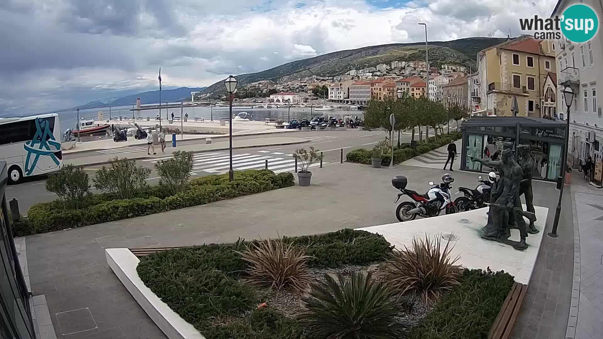Webcam en vivo Senj riva – paseo marítimo