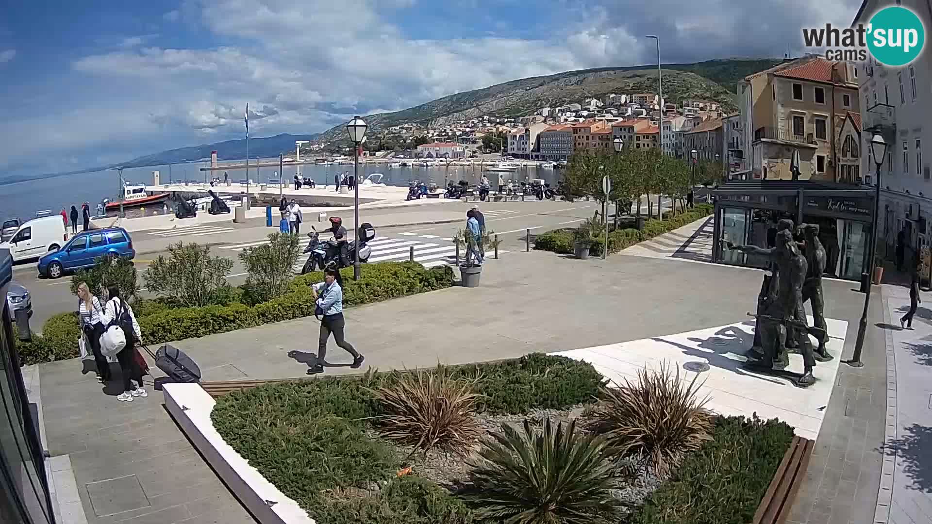 Spletna kamera v živo Senj riva – Hrvaška